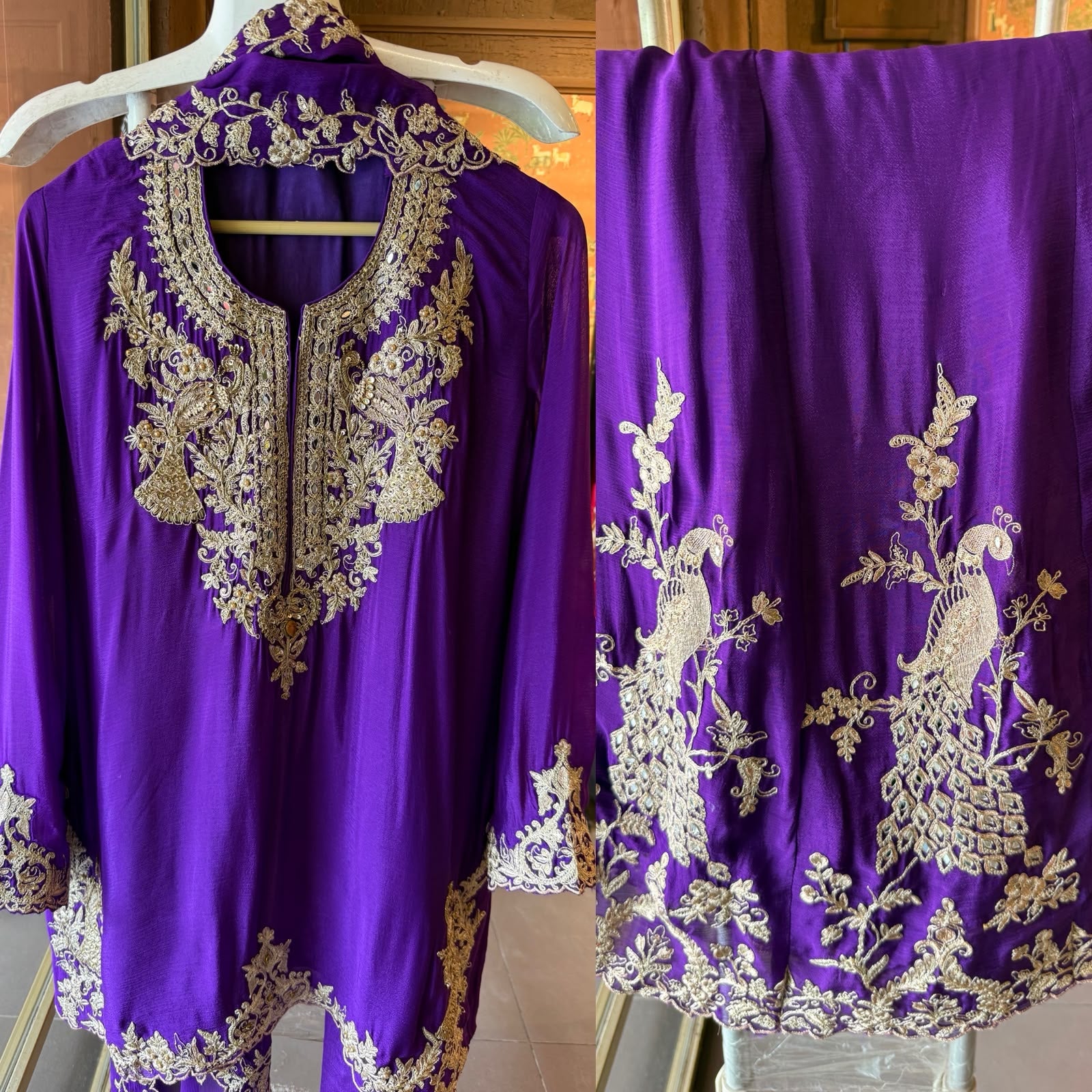 Royal Embroidered Suit sharara set