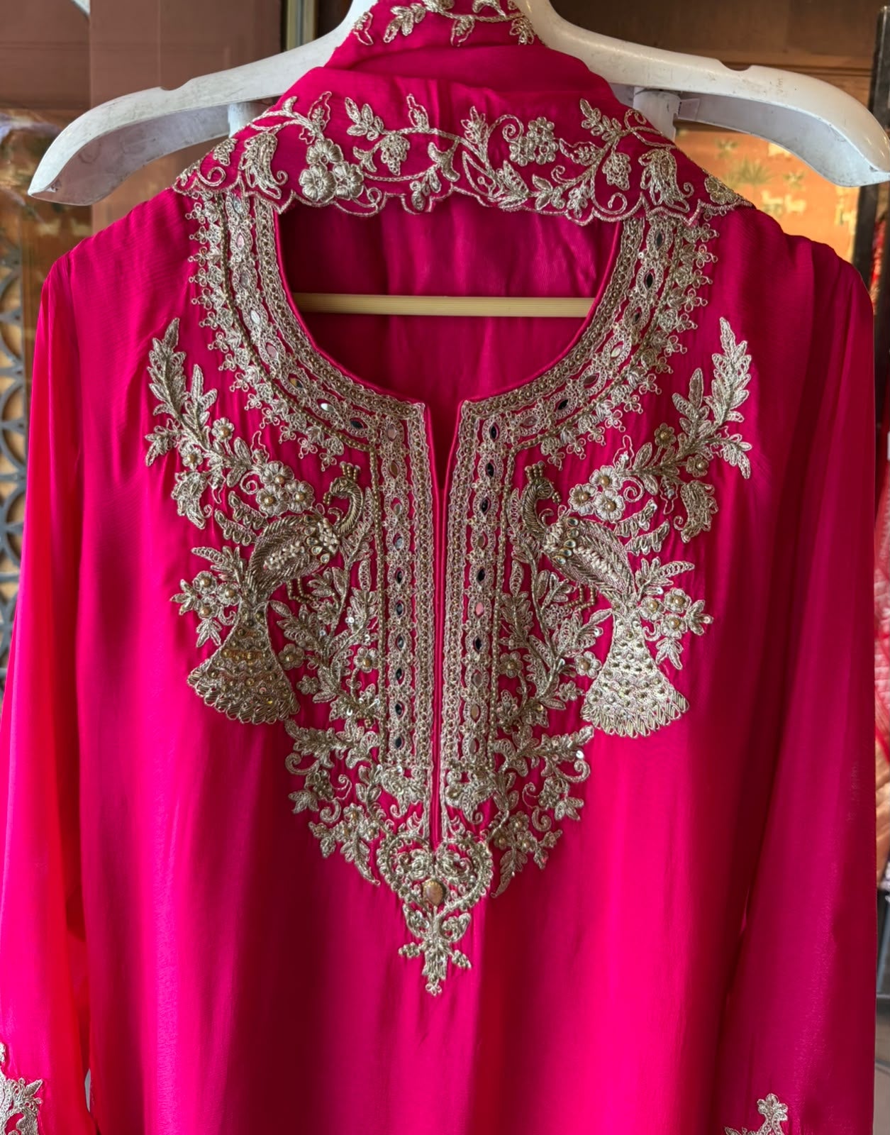 Royal Embroidered Suit sharara set