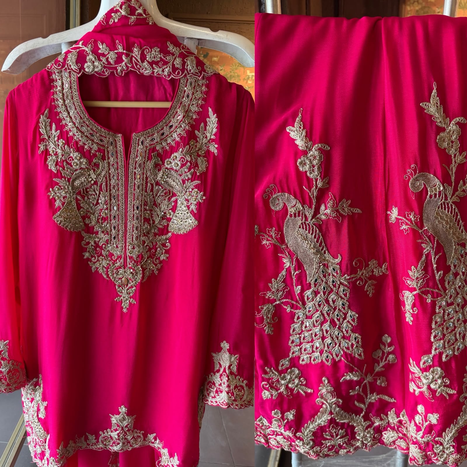 Royal Embroidered Suit sharara set