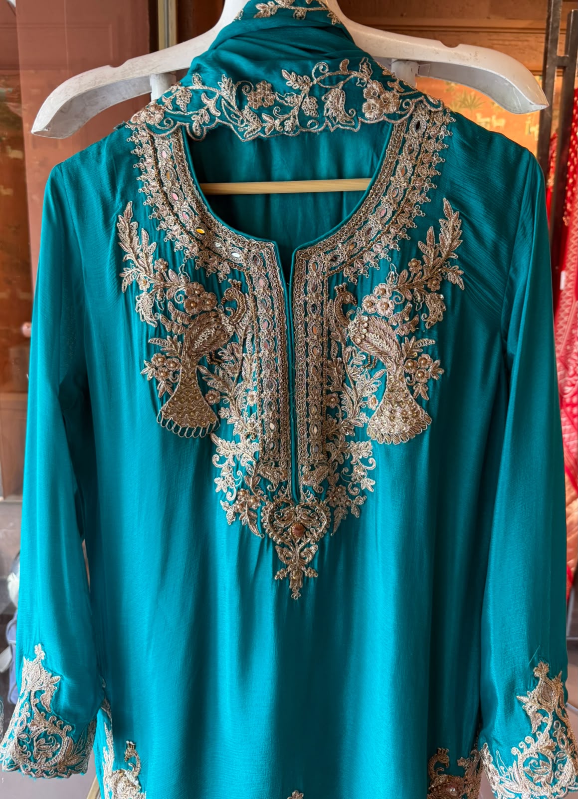 Royal Embroidered Suit sharara set