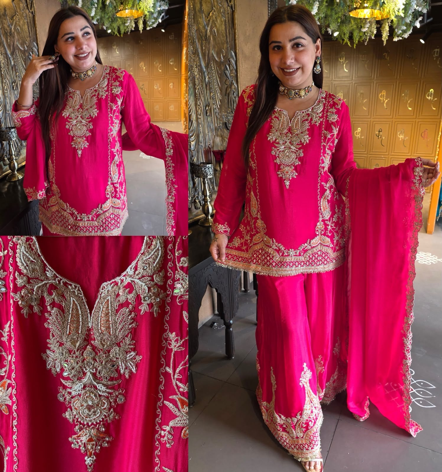 Heavy Festive sharara Suit set