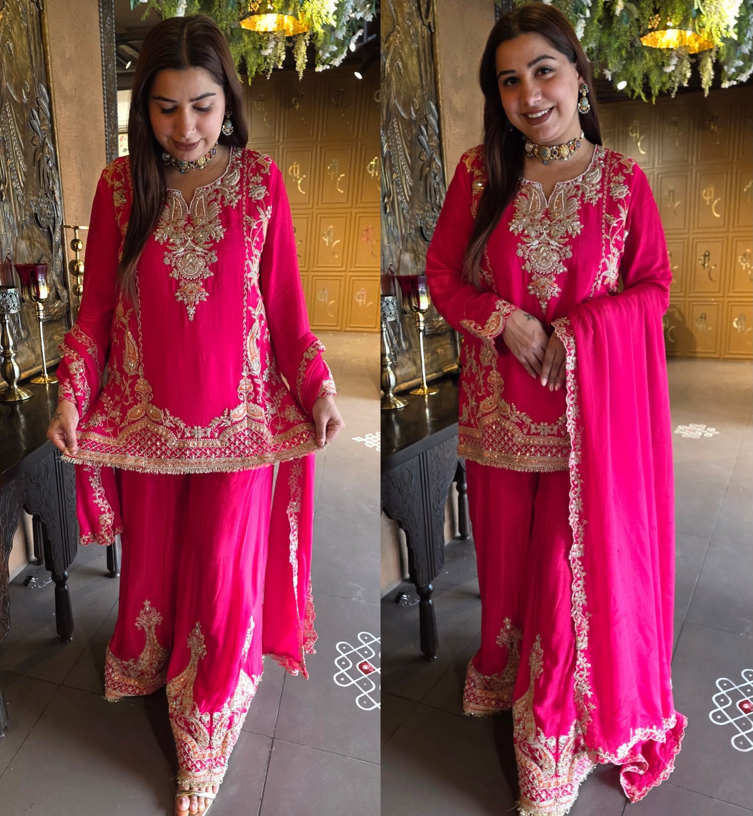 Heavy Festive sharara Suit set