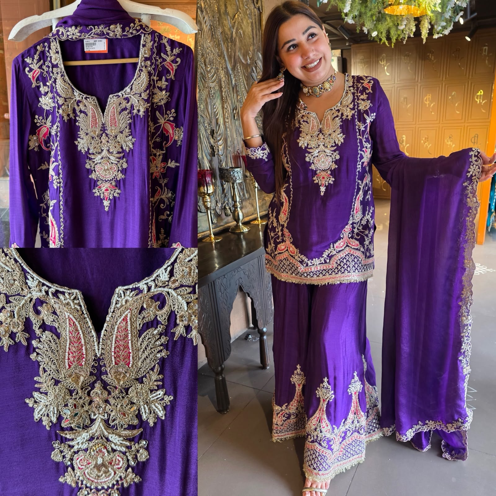 Heavy Festive sharara Suit set