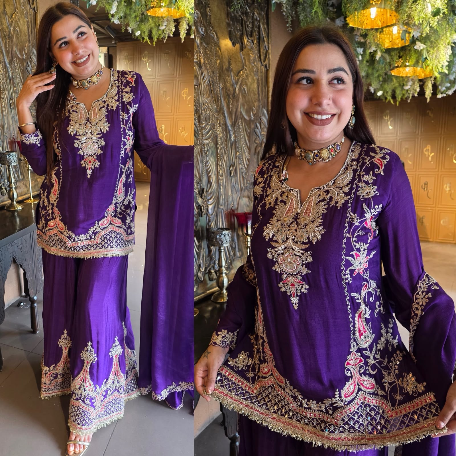 Heavy Festive sharara Suit set