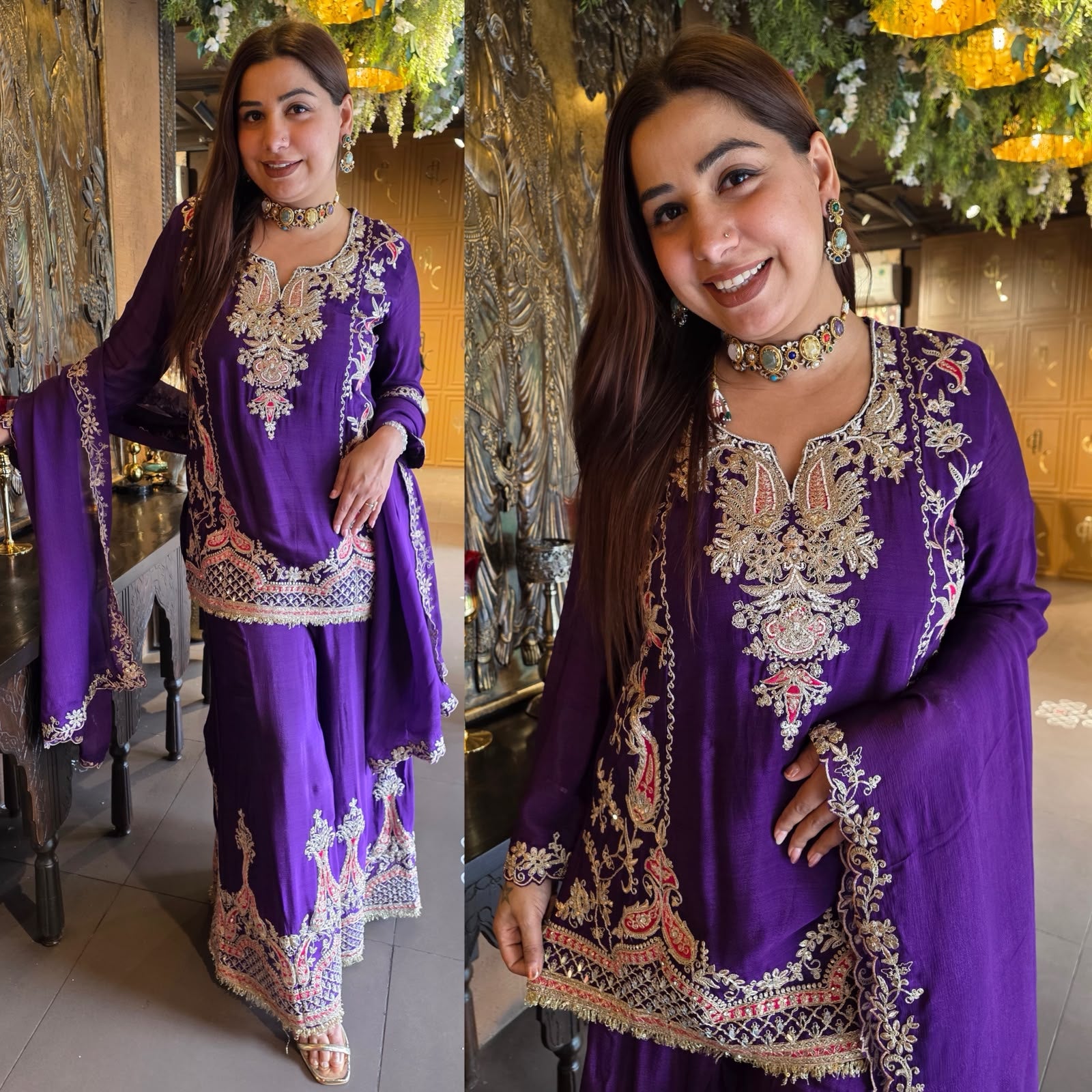 Heavy Festive sharara Suit set