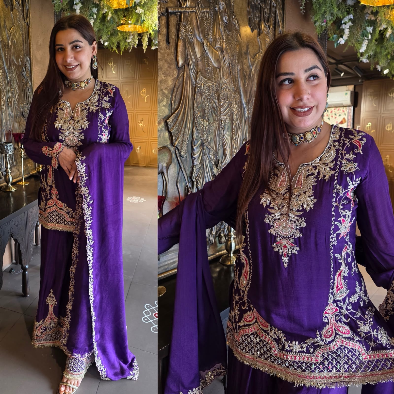 Heavy Festive sharara Suit set