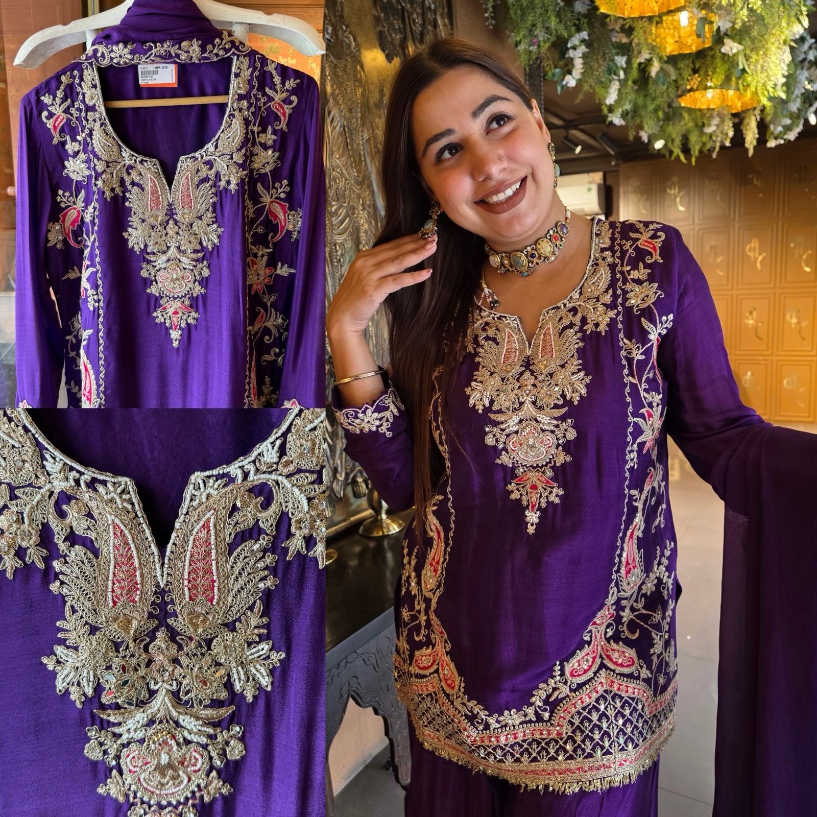 Heavy Festive sharara Suit set