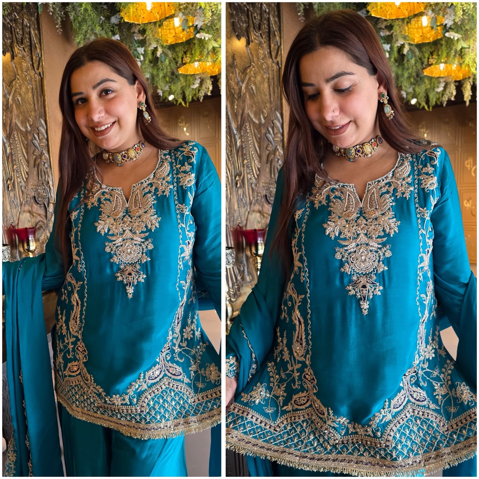 Heavy Festive sharara Suit set