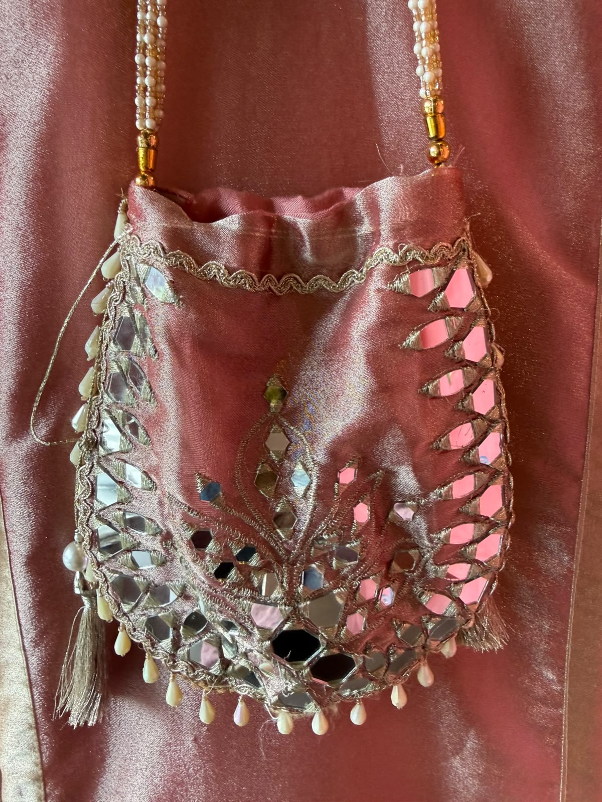 Mirror Work Festive Long dress Set