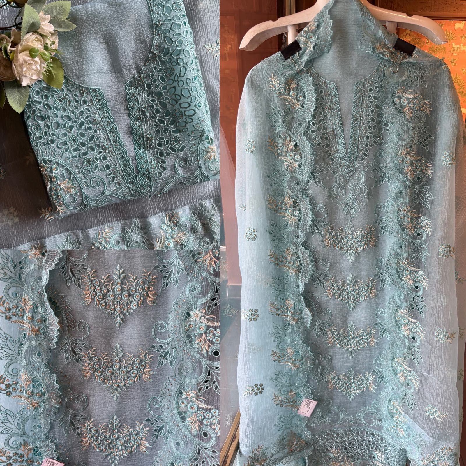 Designer Heavy Embroidered Pakistani Suit