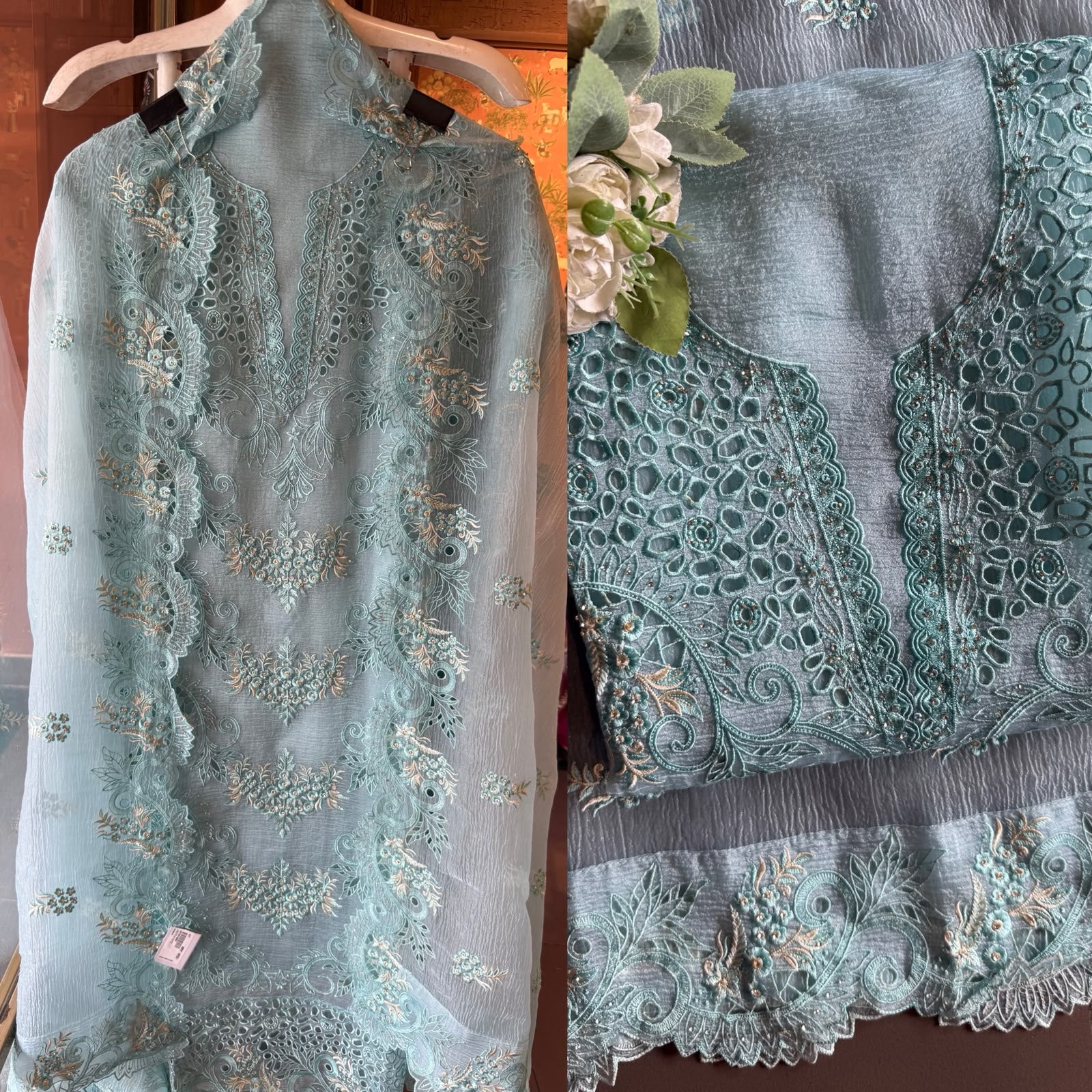 Designer Heavy Embroidered Pakistani Suit