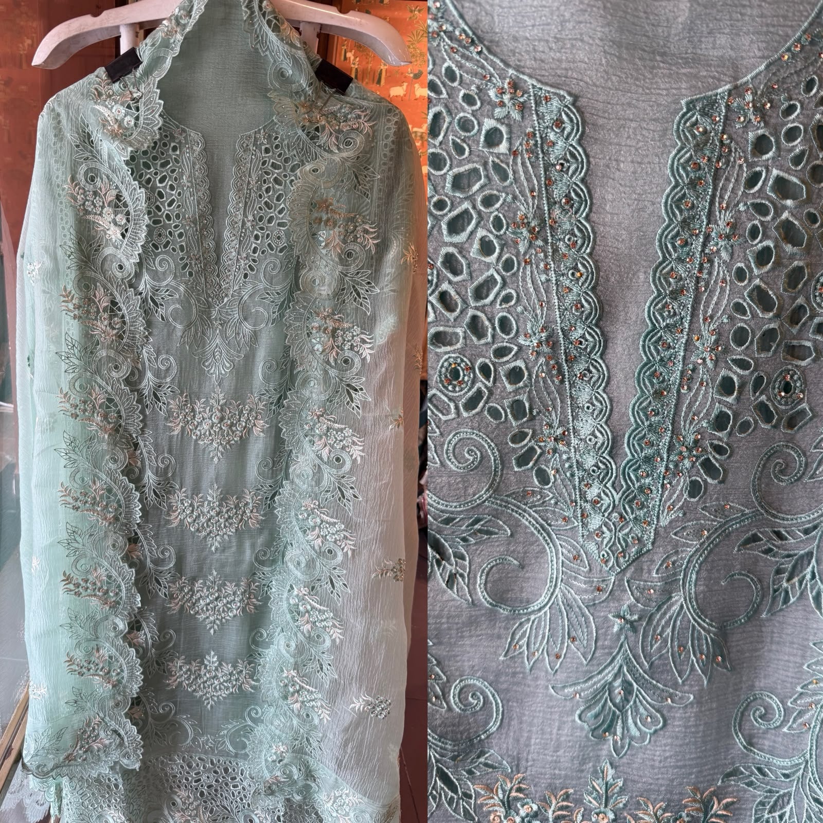 Designer Heavy Embroidered Pakistani Suit