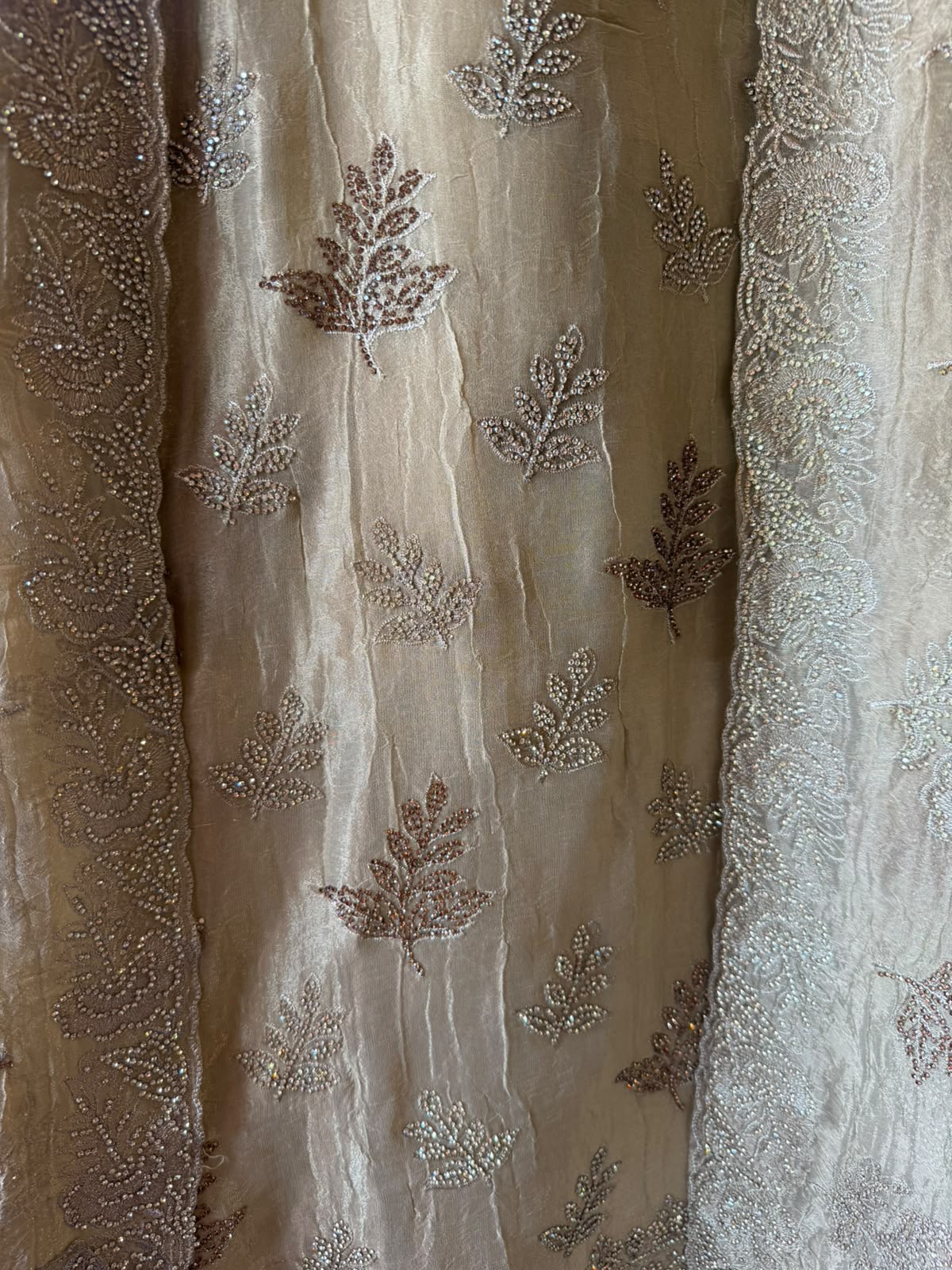 Beads, stones & Zari Embroidered Suit Set