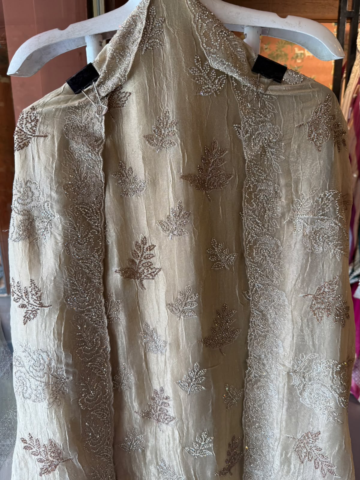 Beads, stones & Zari Embroidered Suit Set