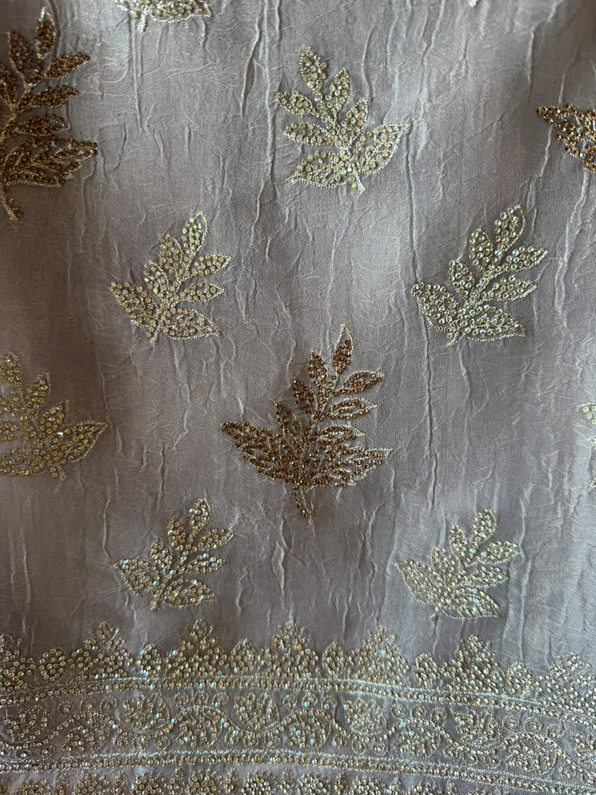 Beads, stones & Zari Embroidered Suit Set
