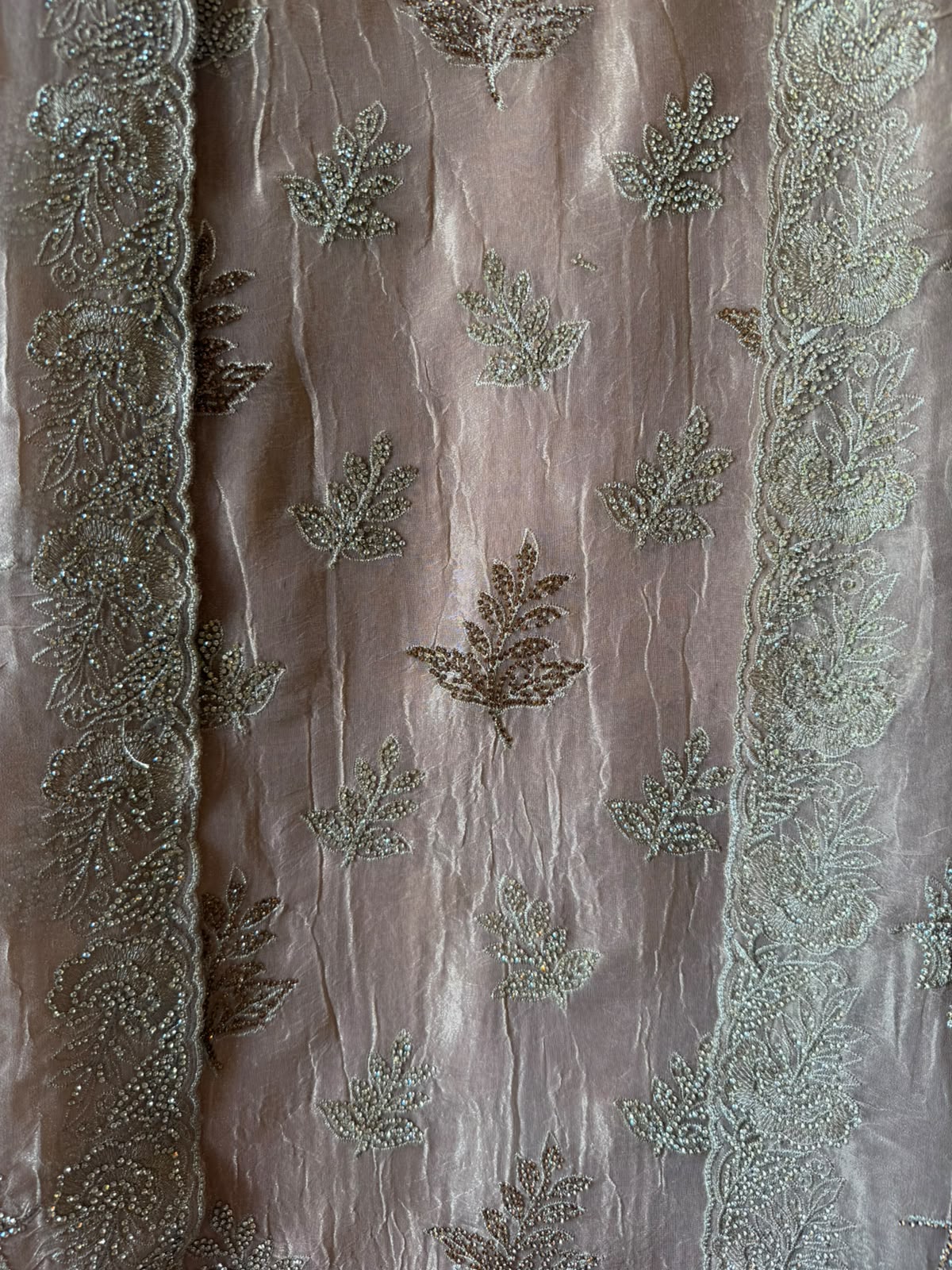 Beads, stones & Zari Embroidered Suit Set