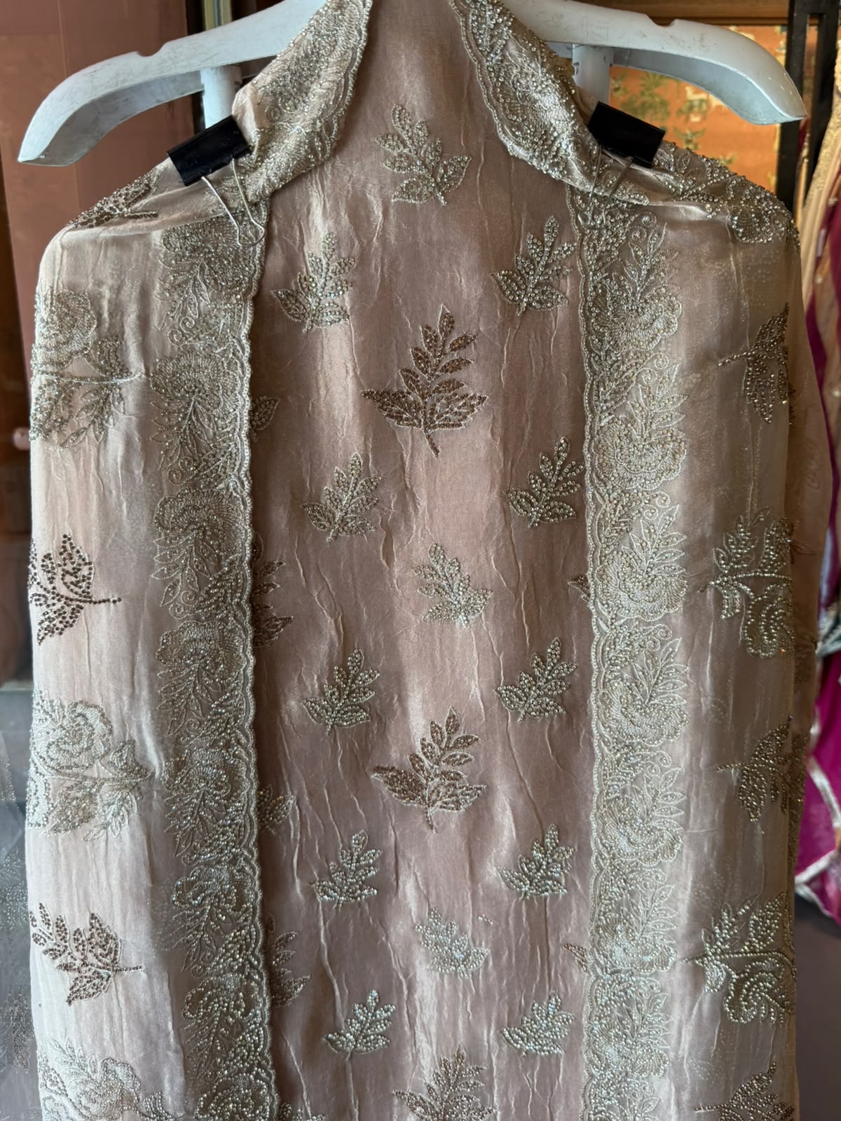 Beads, stones & Zari Embroidered Suit Set