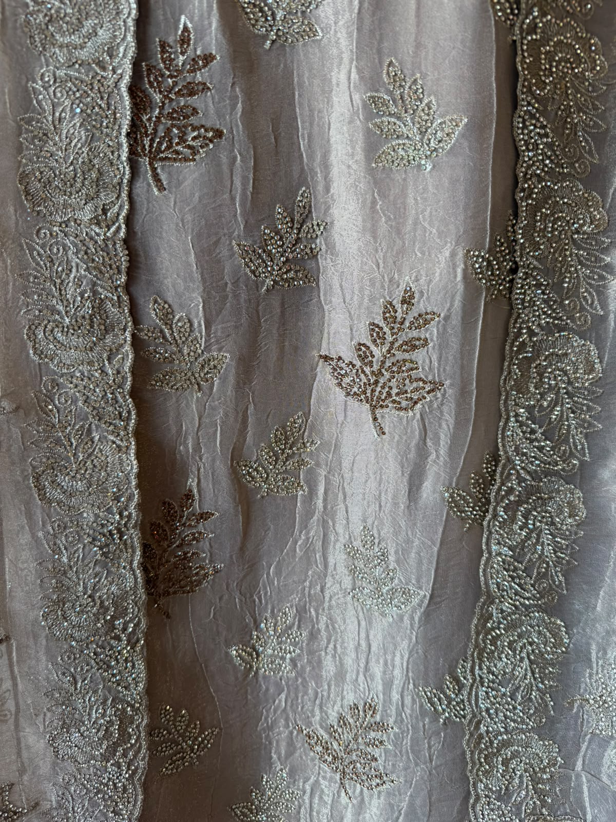 Beads, stones & Zari Embroidered Suit Set