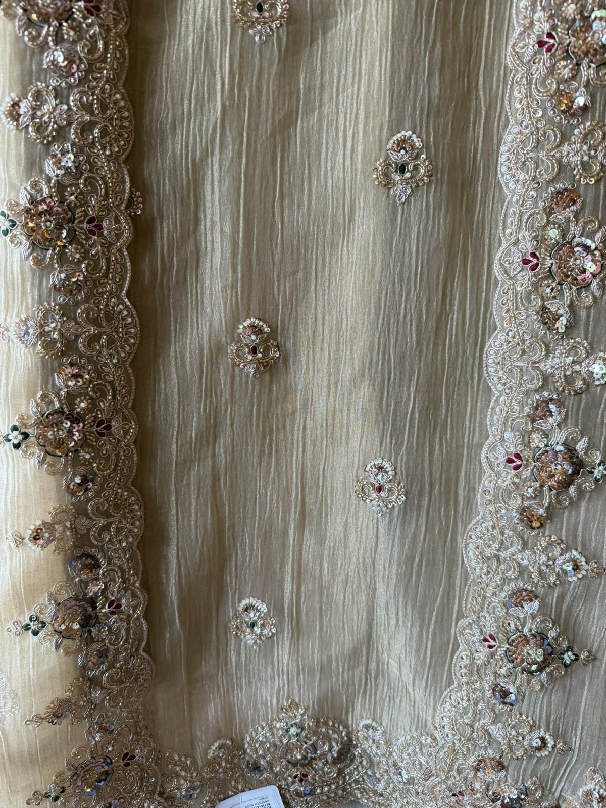 Hand embellished designer suit set