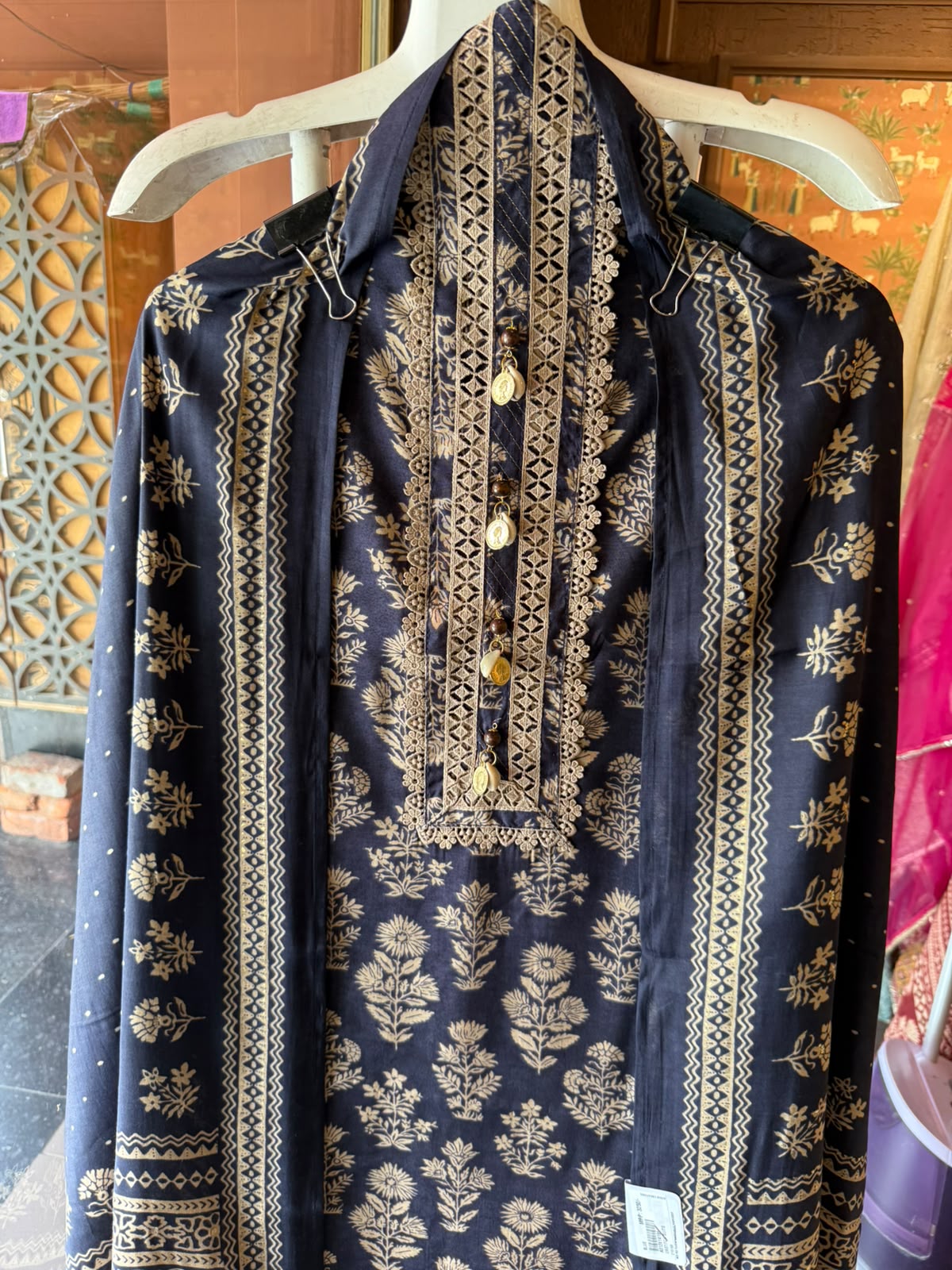 Digital block Muslin Printed Cotton Suit Set