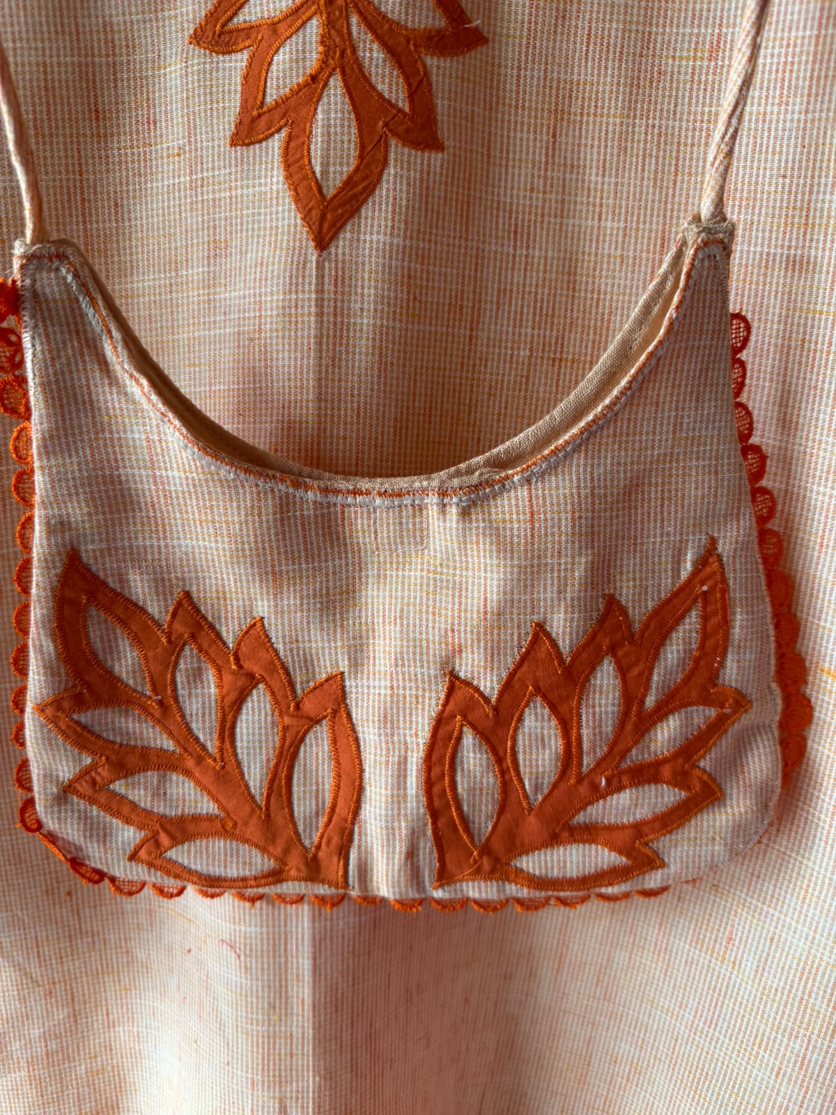 Two-piece co-ord set with matching sling bag