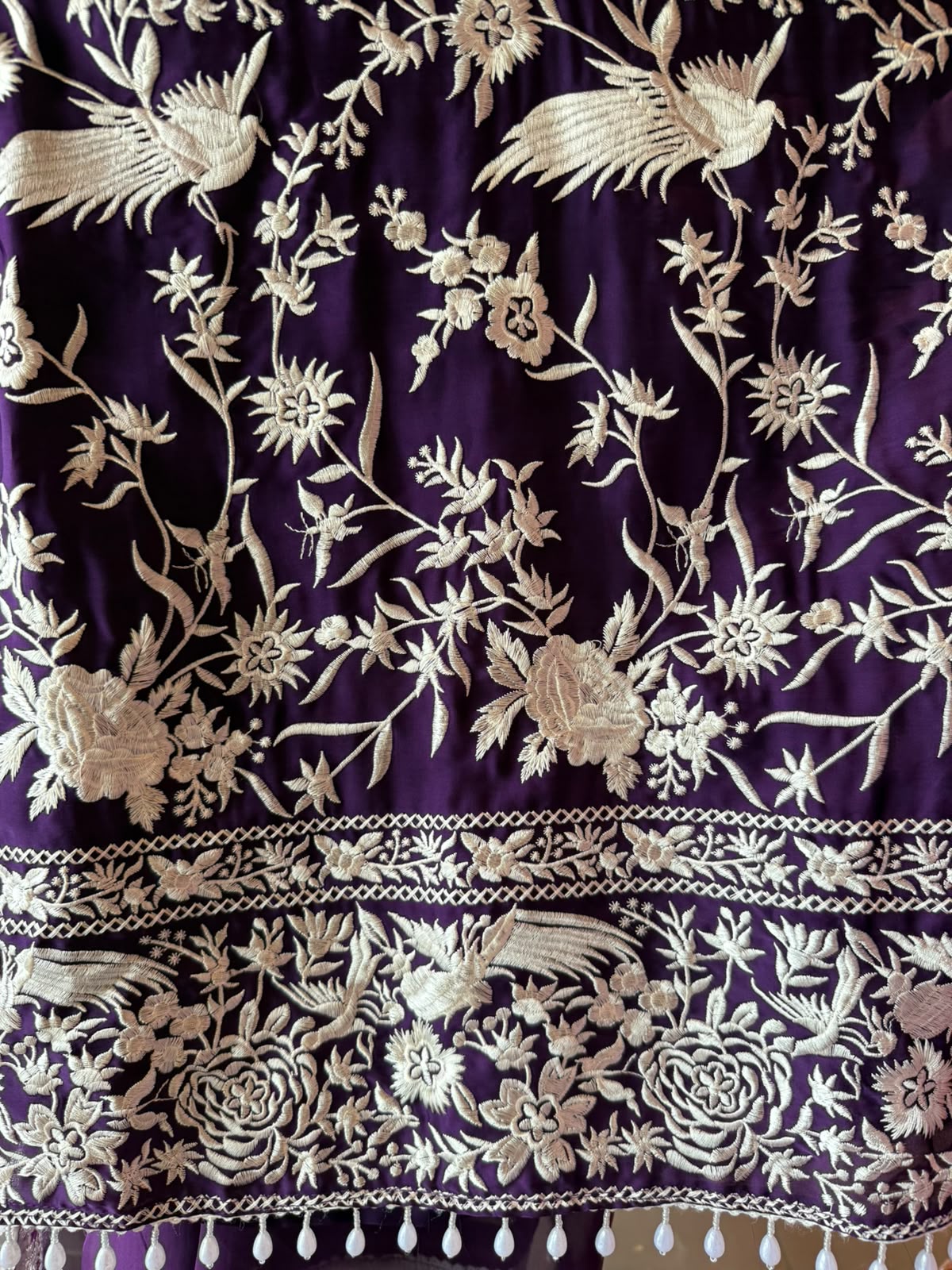 Premium soft Organza Satin unstitched suit