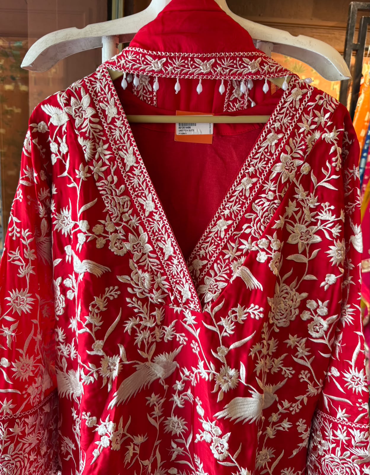 Premium soft Organza Satin unstitched suit