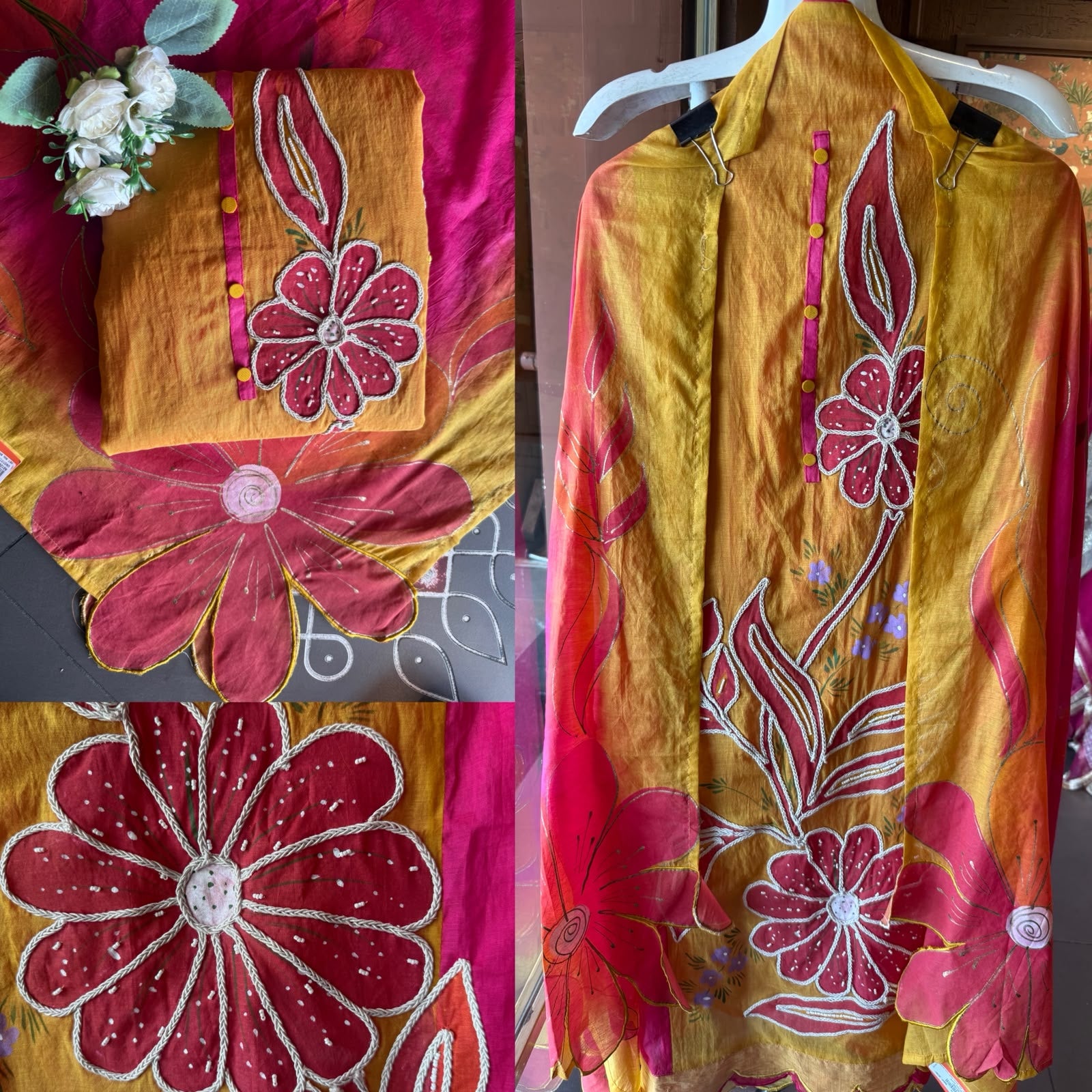 Premium Mul chanderi Cotton suit