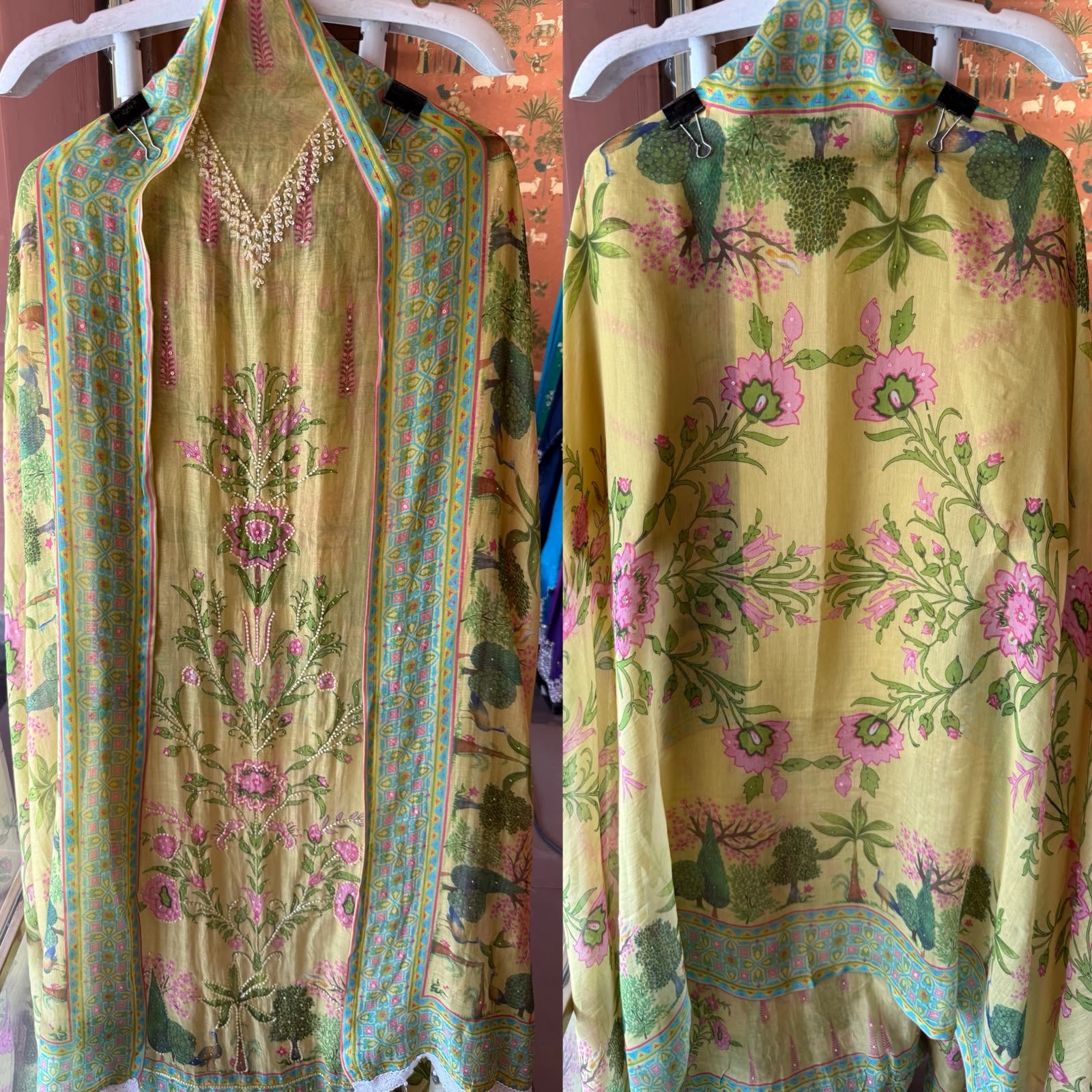 Botanical Printed Suit Set