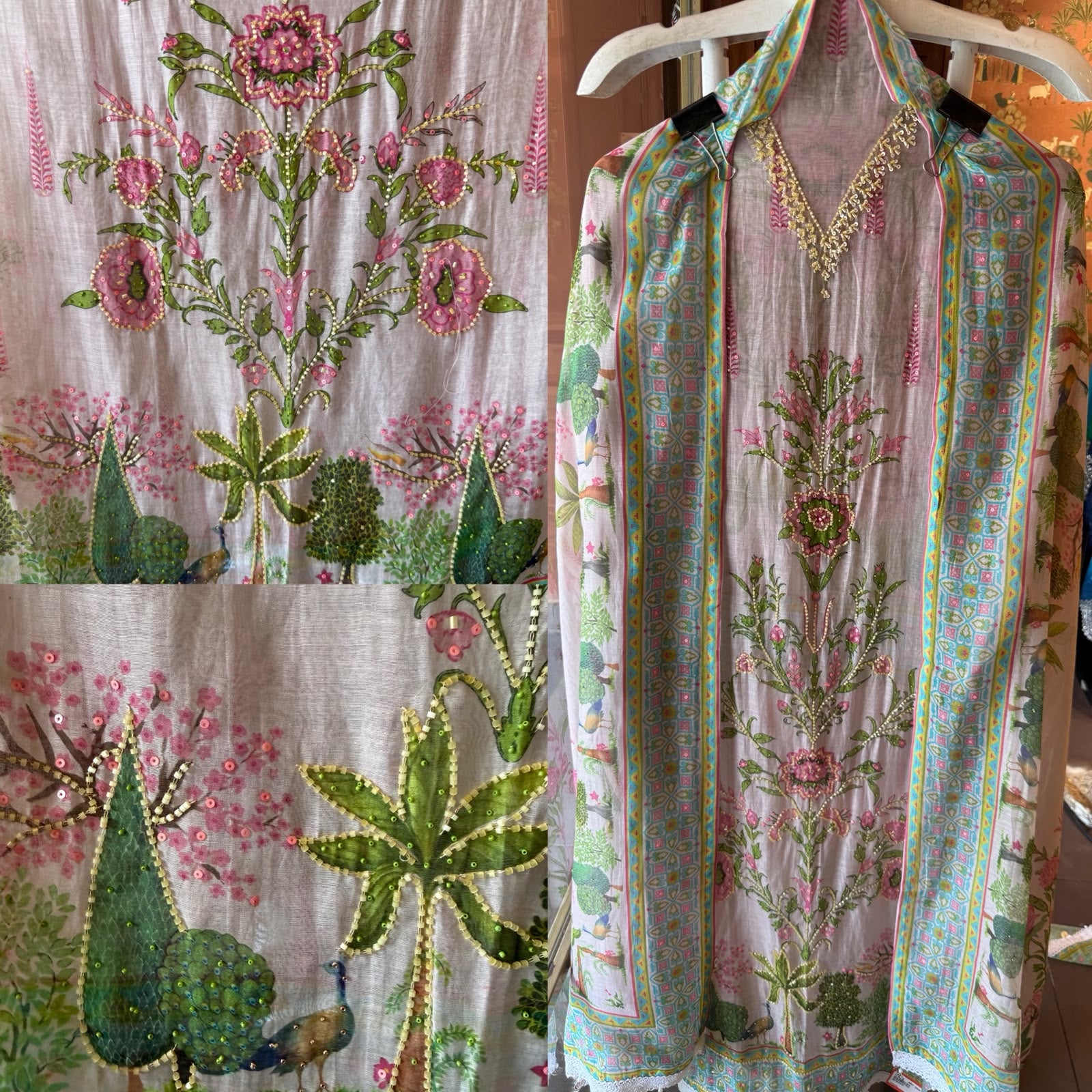 Botanical Printed Suit Set