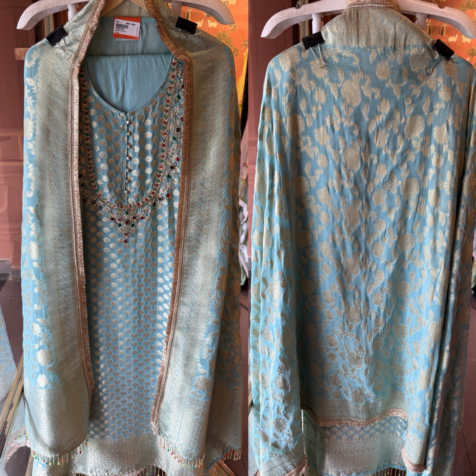Banarasi Georgette Jacquard Suit Set