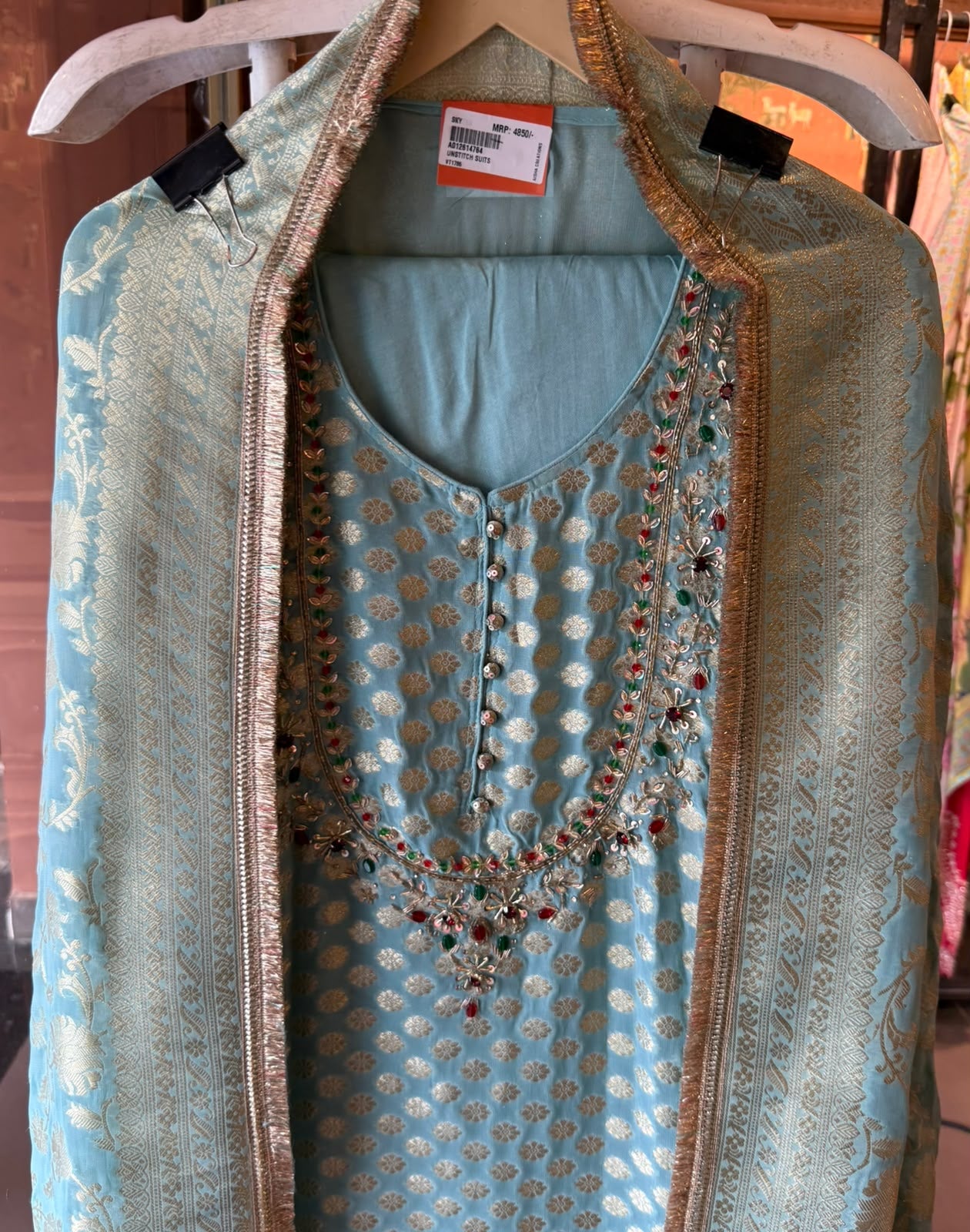 Banarasi Georgette Jacquard Suit Set