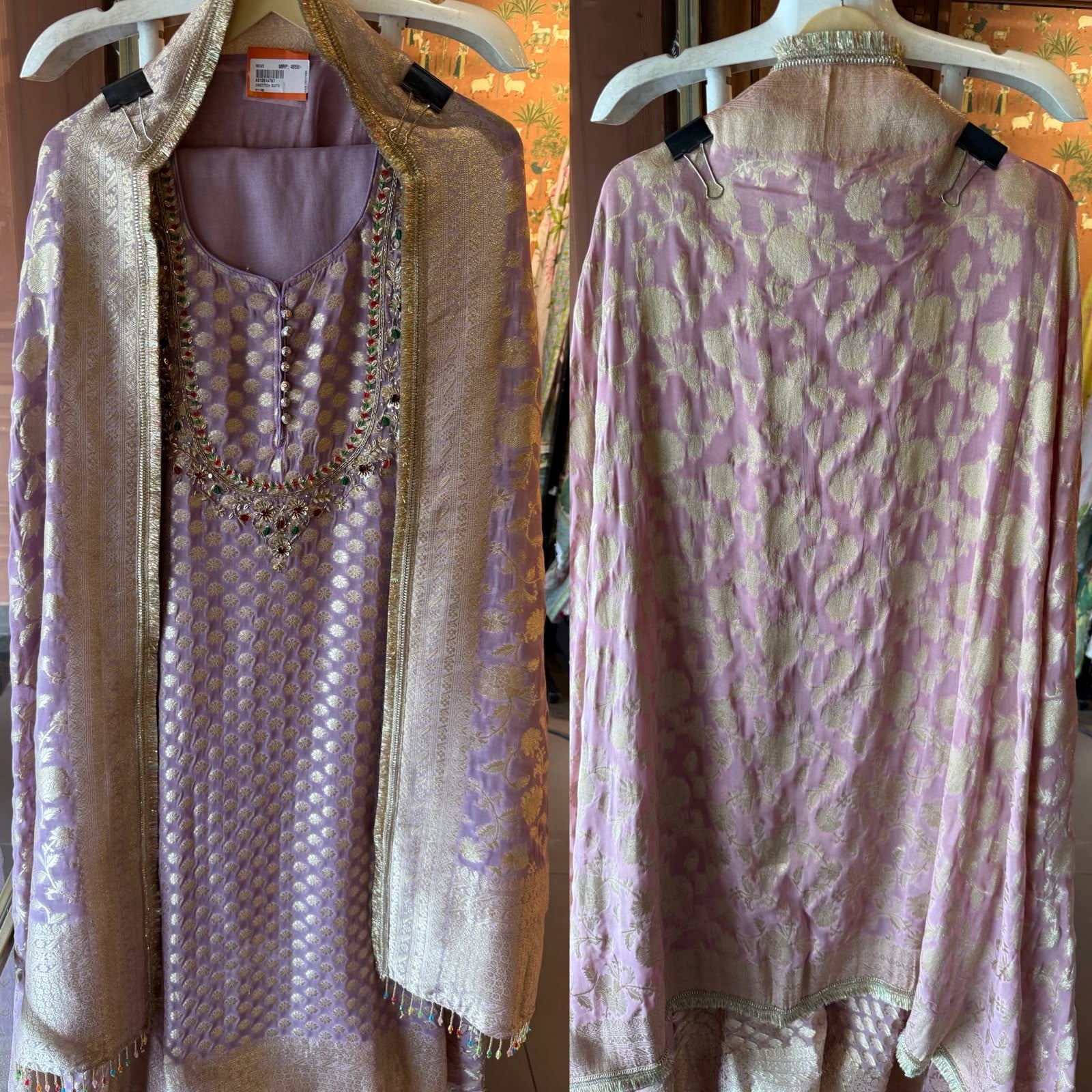 Banarasi Georgette Jacquard Suit Set