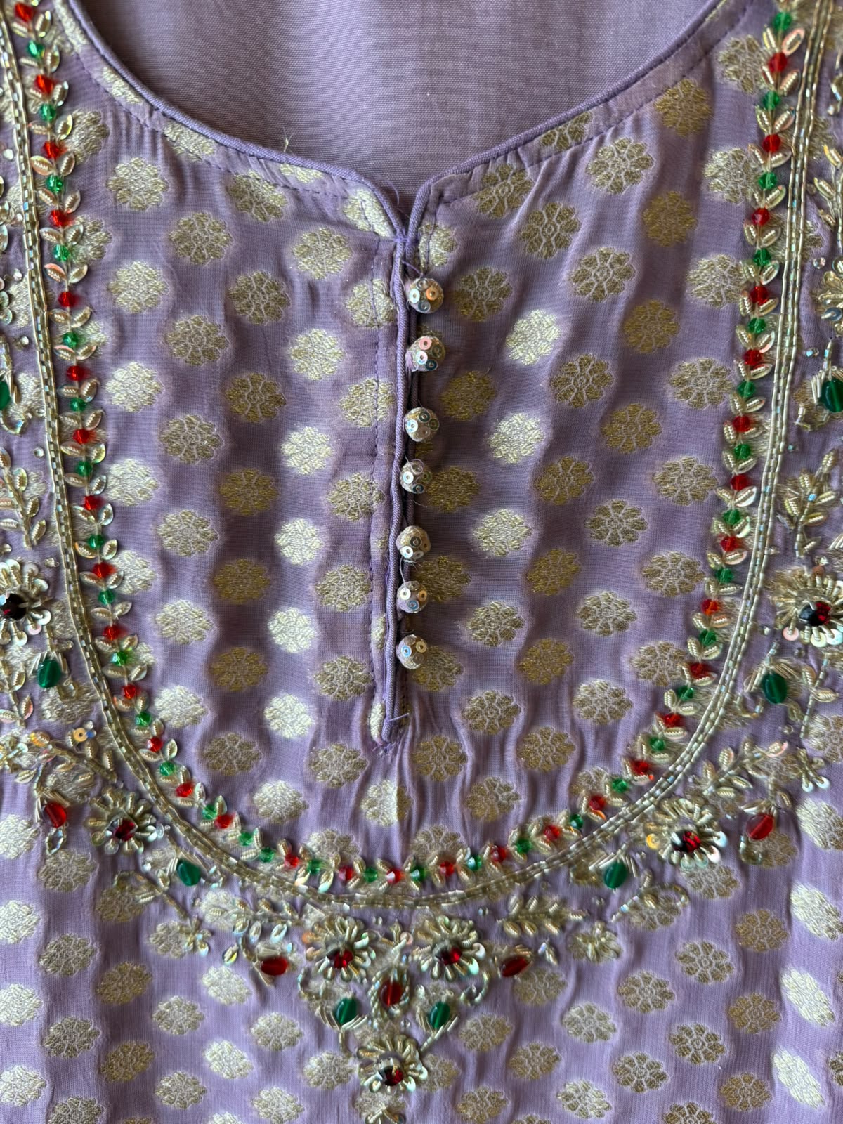 Banarasi Georgette Jacquard Suit Set