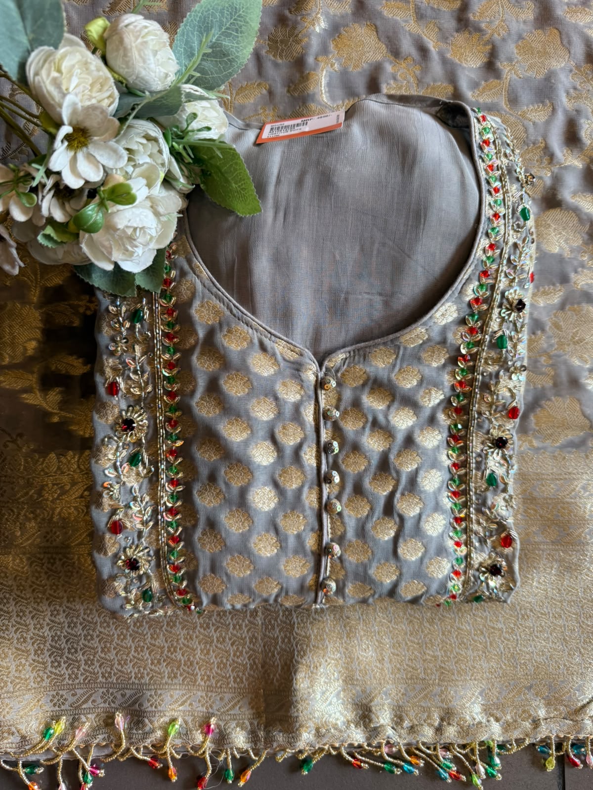Banarasi Georgette Jacquard Suit Set