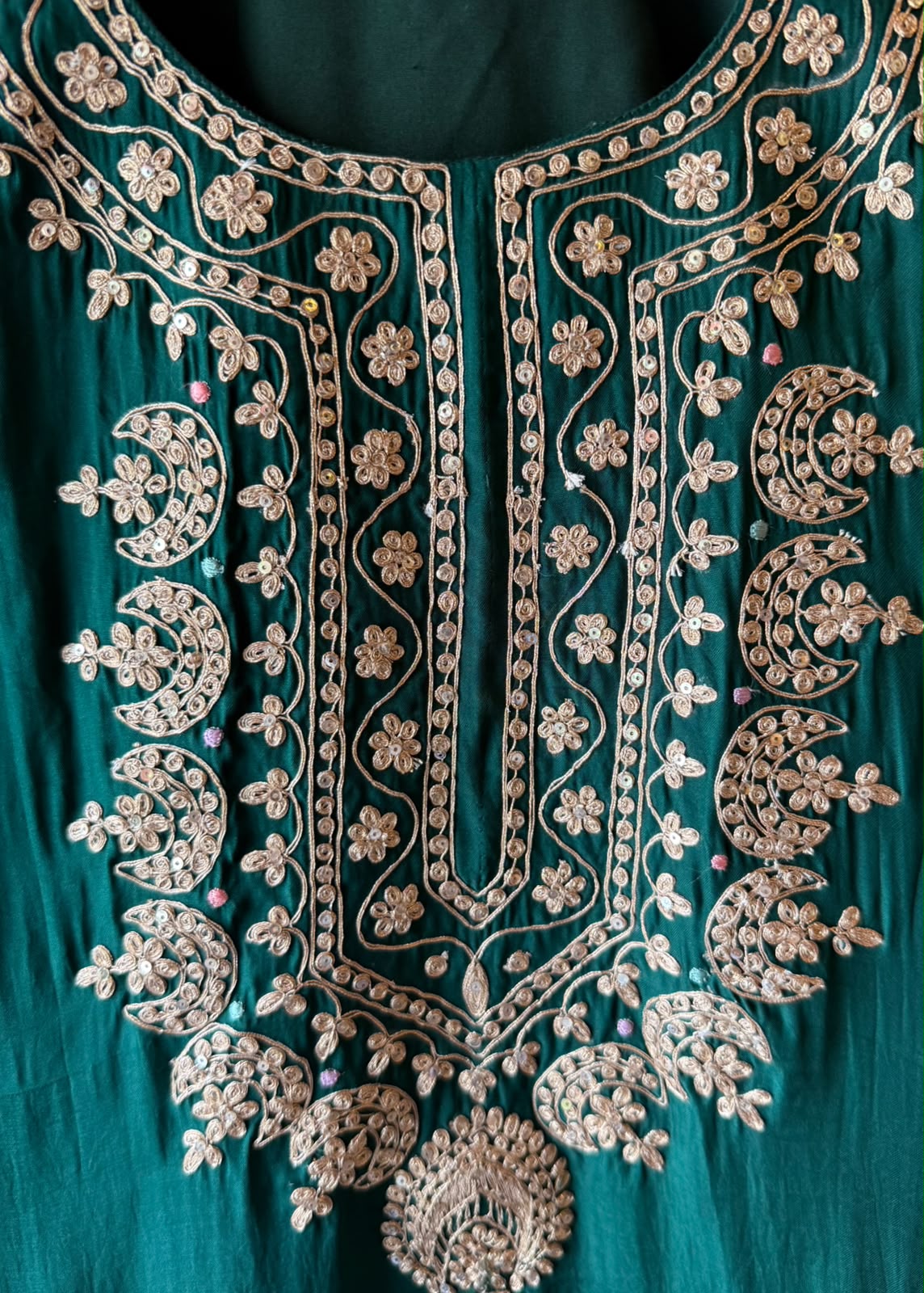 Emerald Green Embroidered Suit