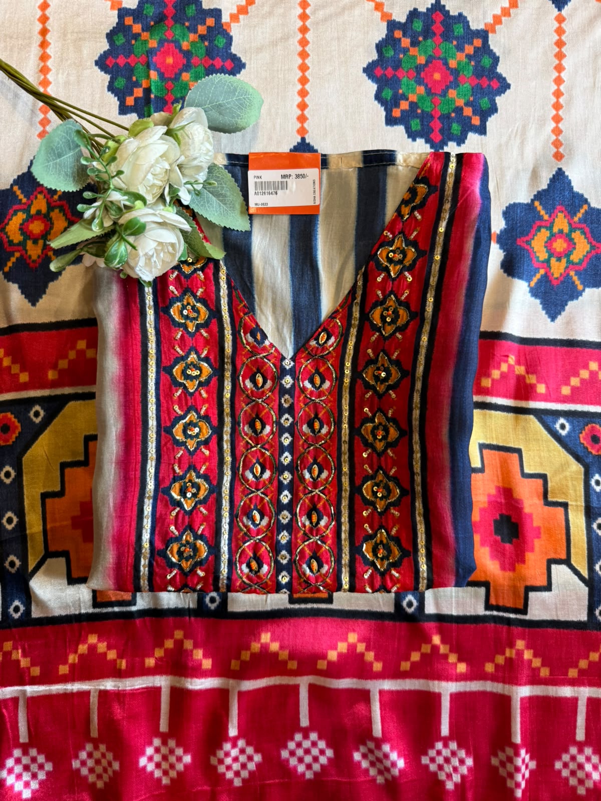 Vibrant Ethnic Printed Suit Set