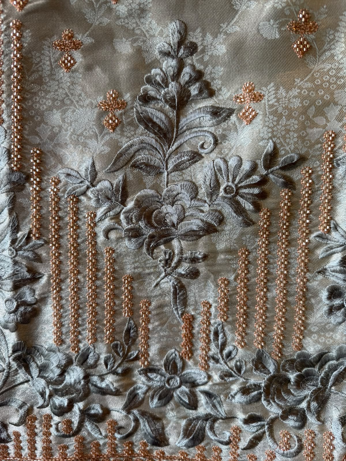 Bead Embroidered Suit Set