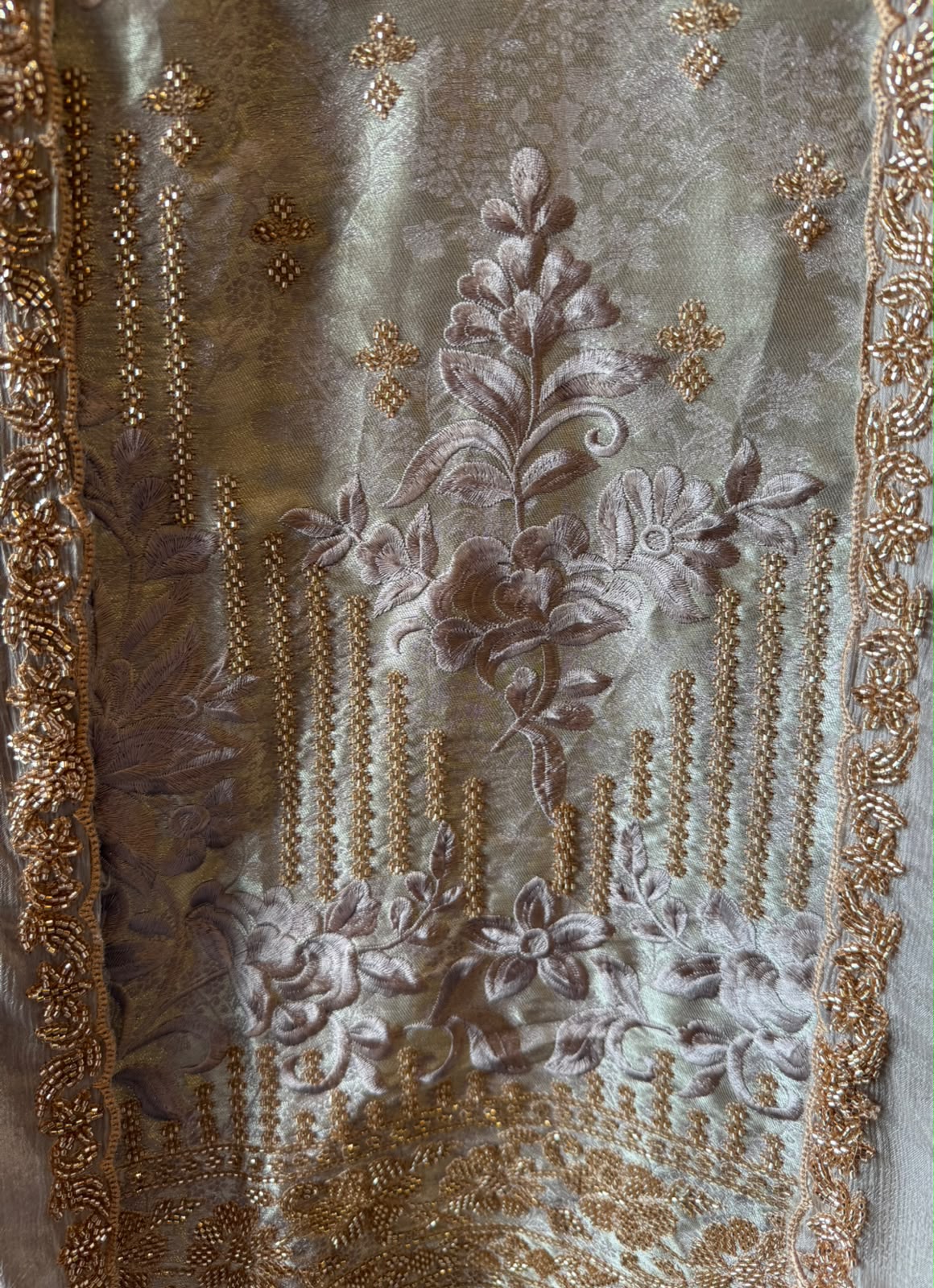 Bead Embroidered Suit Set