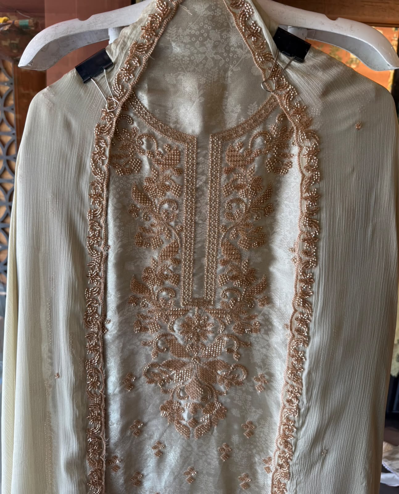 Bead Embroidered Suit Set