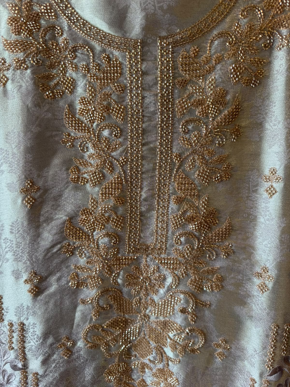 Bead Embroidered Suit Set