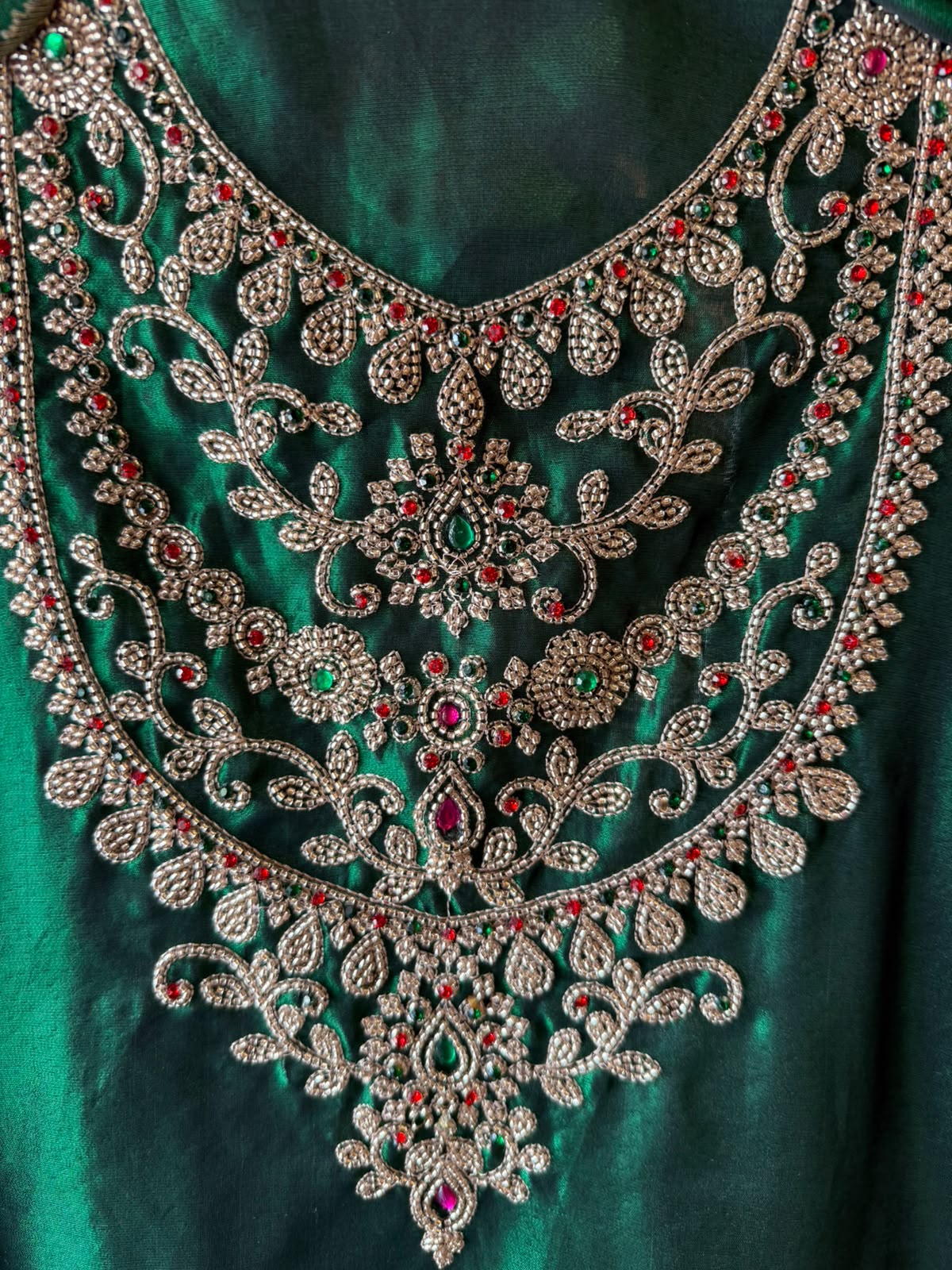 Luxurious Chanderi tissue unstitched suit