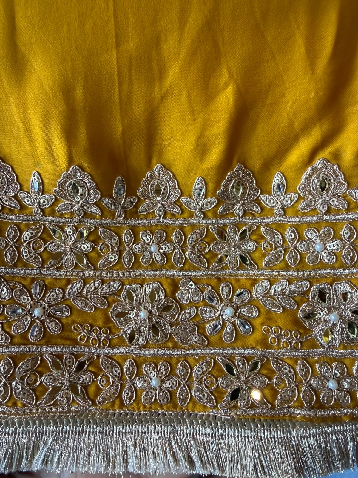 Premium Organza Satin Designer stitched set