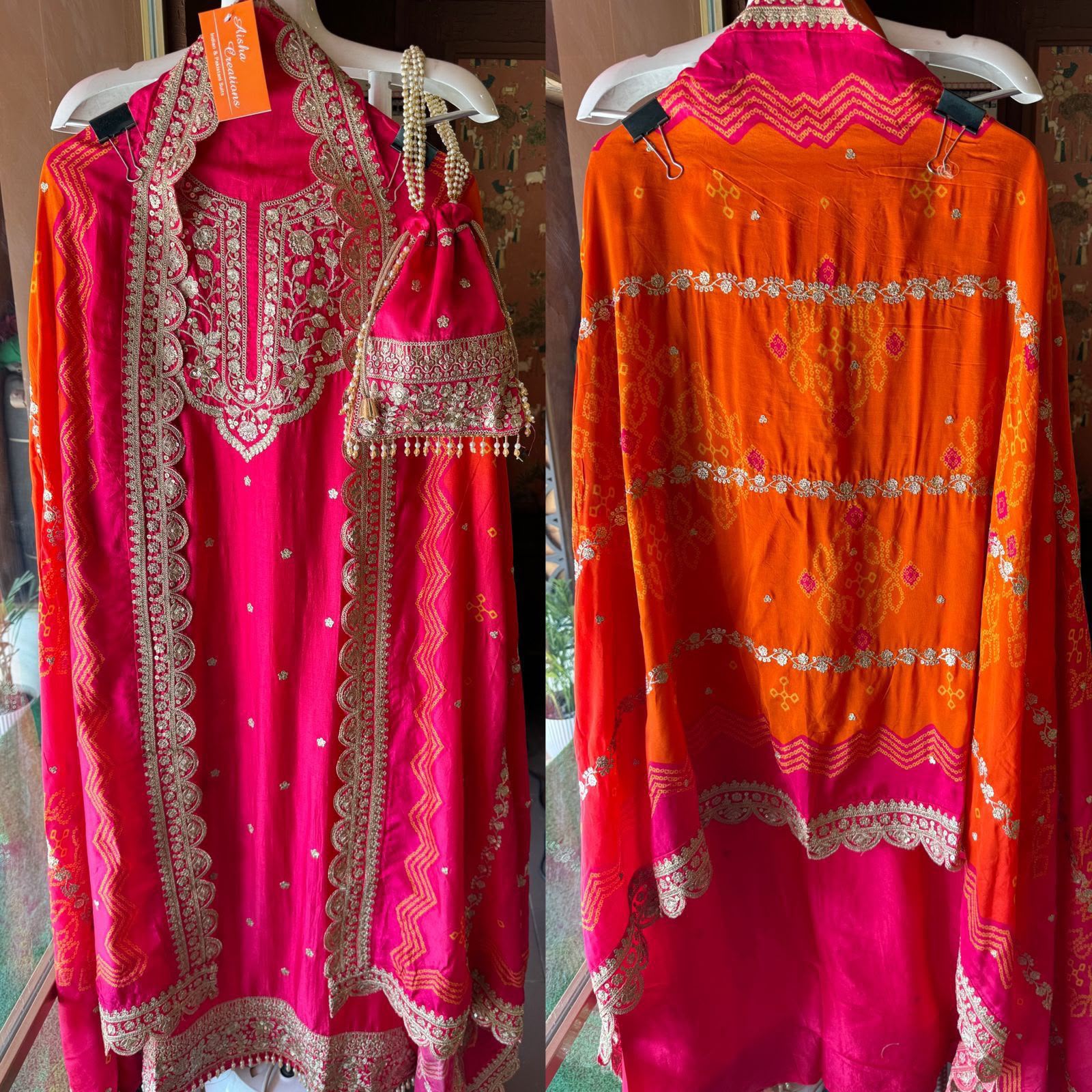Pure Russian Silk unstitched shirt