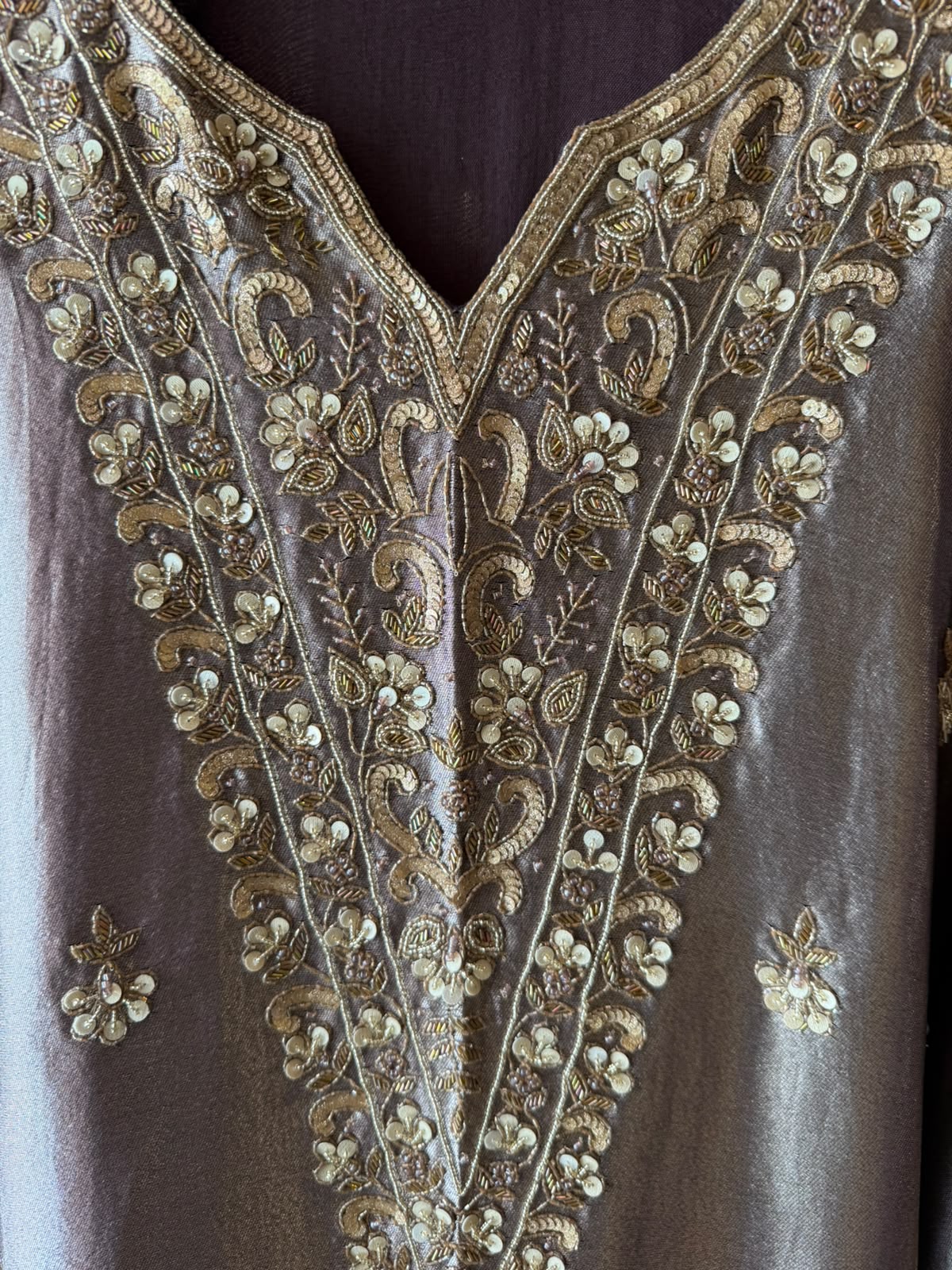 Luxury Shimmer giraffe Tissue long dress