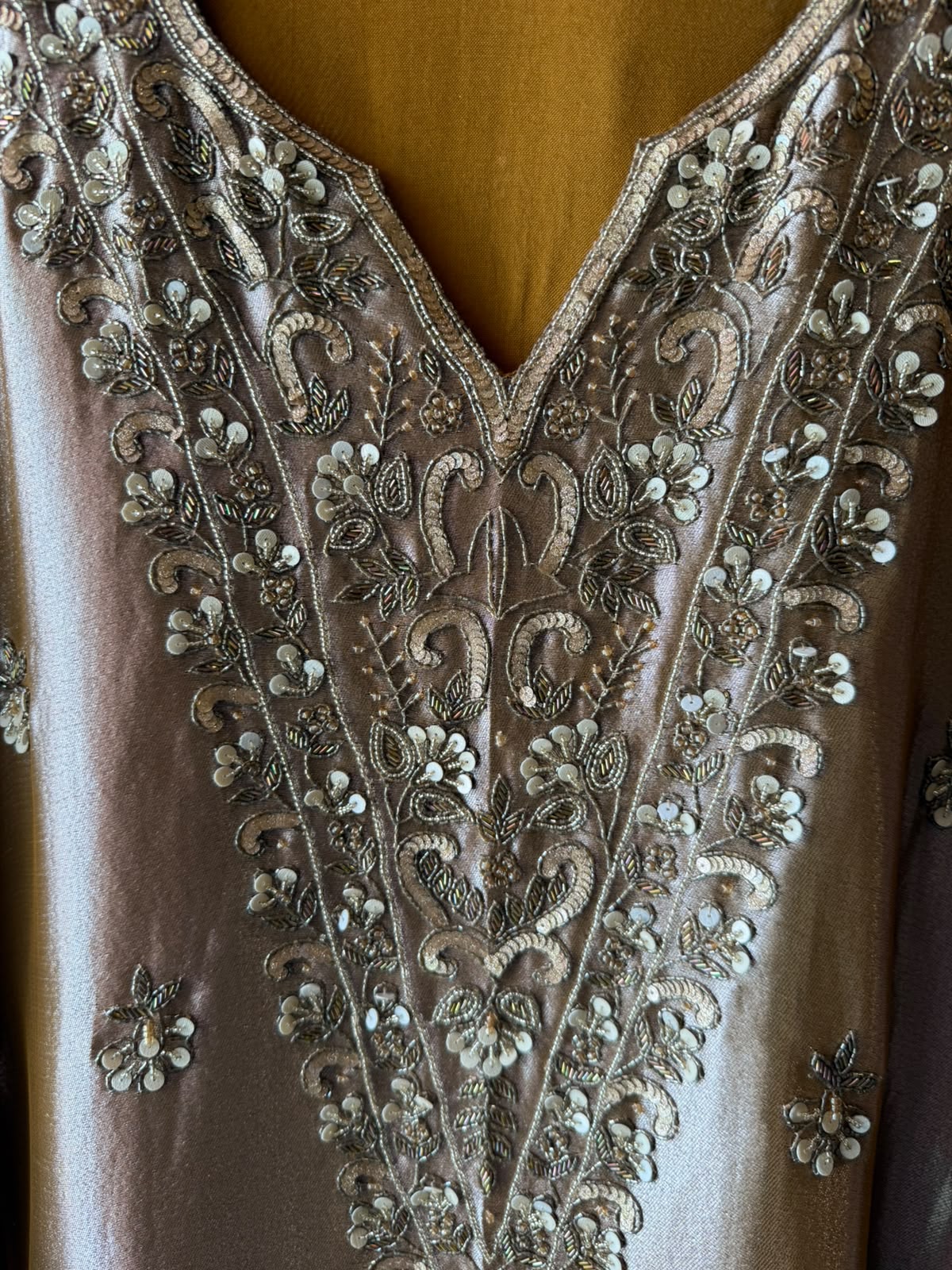 Luxury Shimmer giraffe Tissue long dress