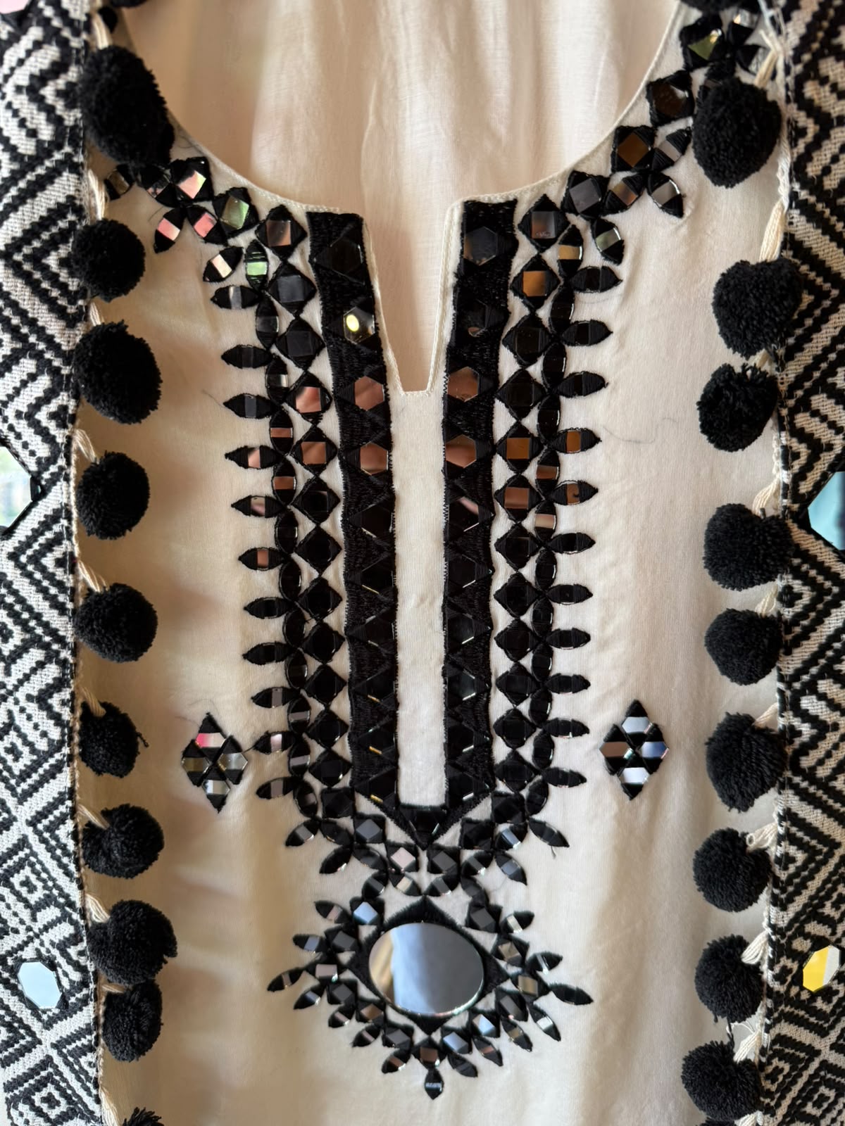 Mirror Work Statement Anarkali Suit