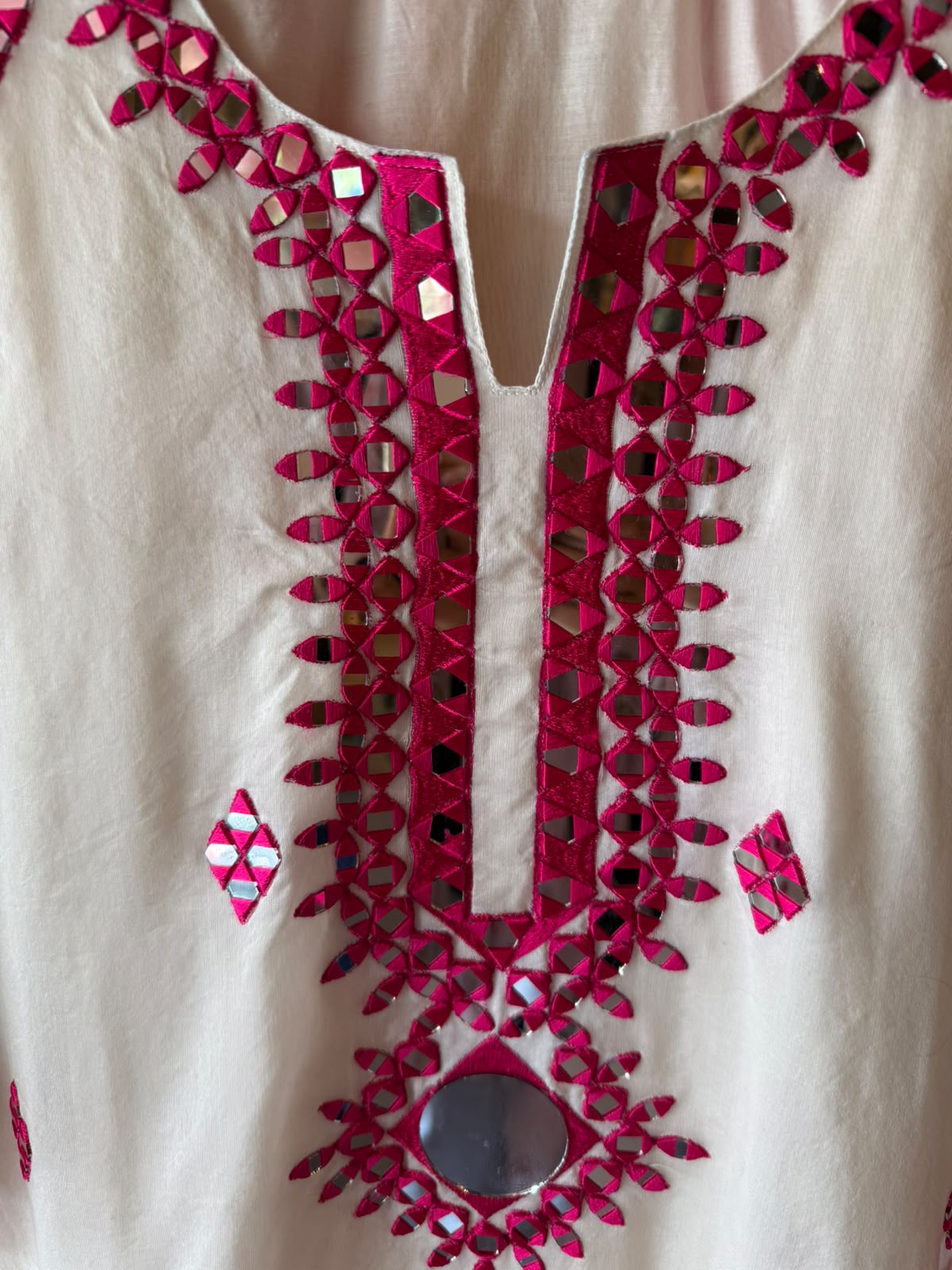 Mirror Work Statement Anarkali Suit
