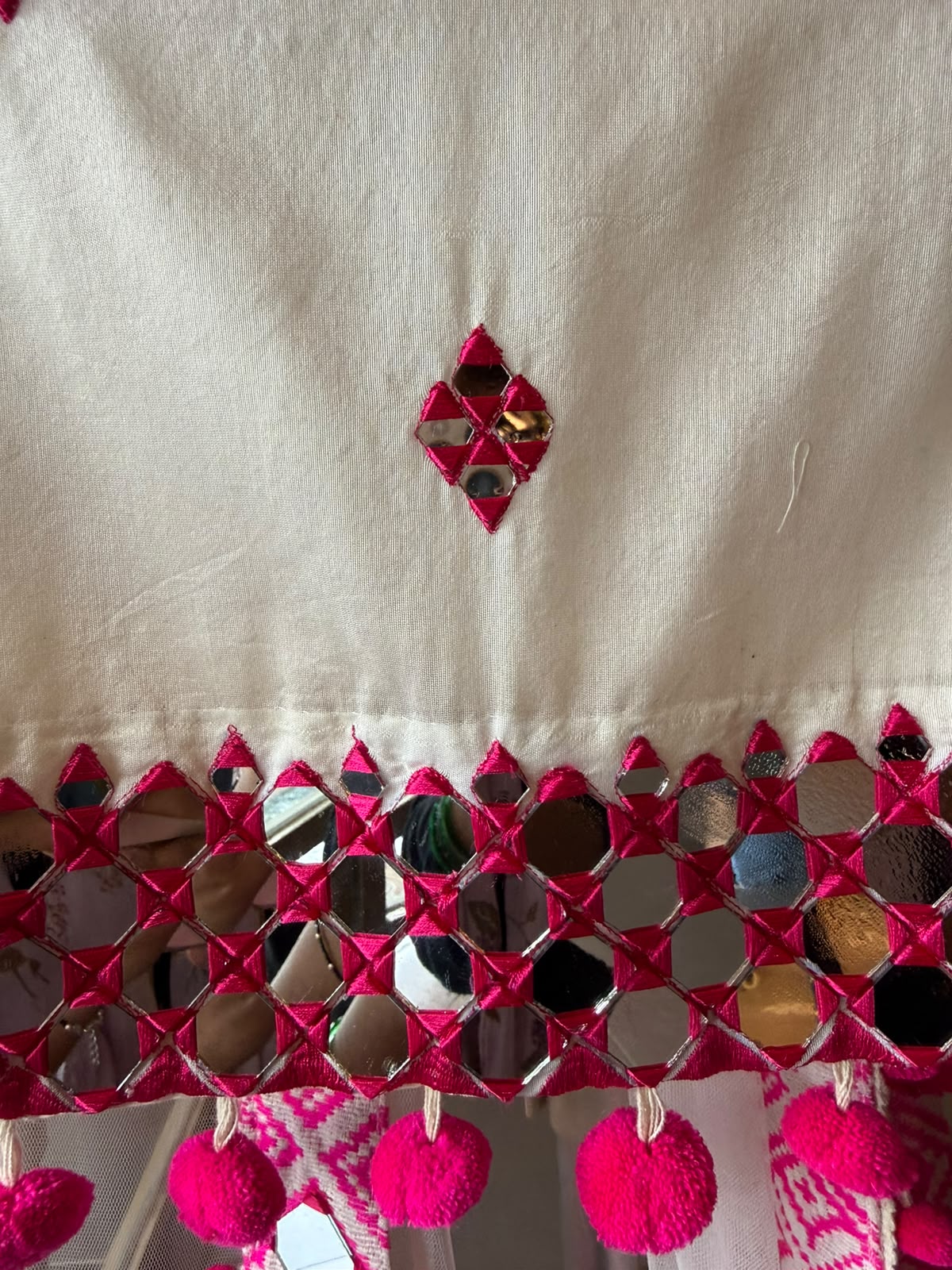 Mirror Work Statement Anarkali Suit