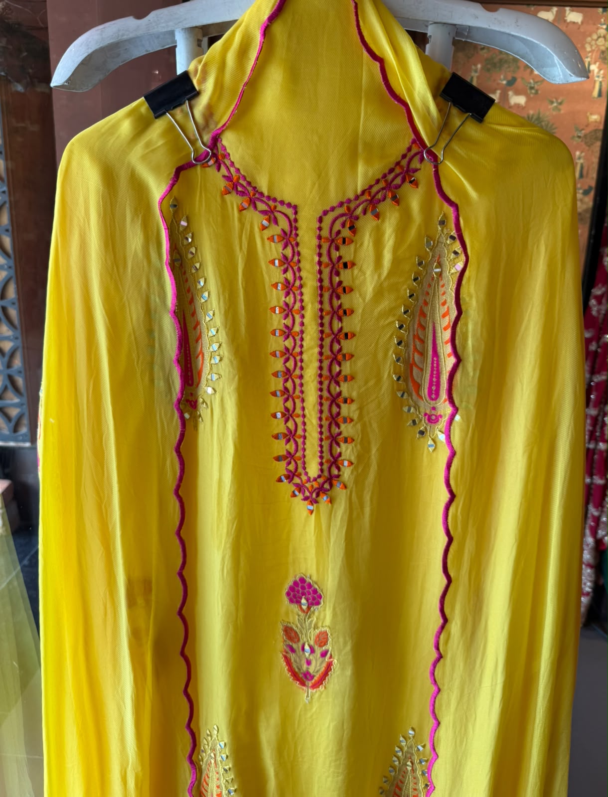 Soft Pure organza Twill UNSTITCHED SUIT